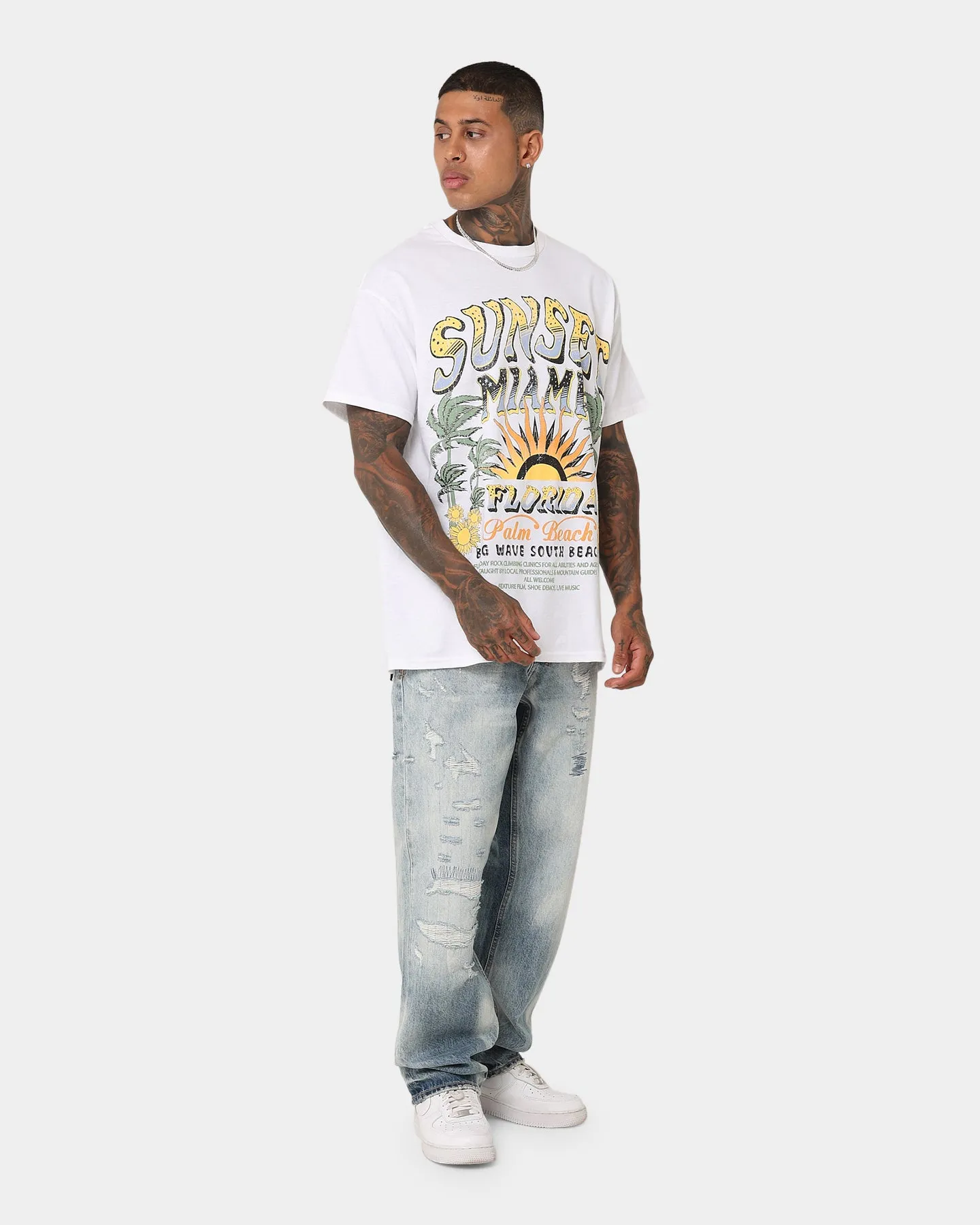 American Thrift Sunset Miami Vintage T-Shirt White sold by Culture Kings product image thumbnail 2