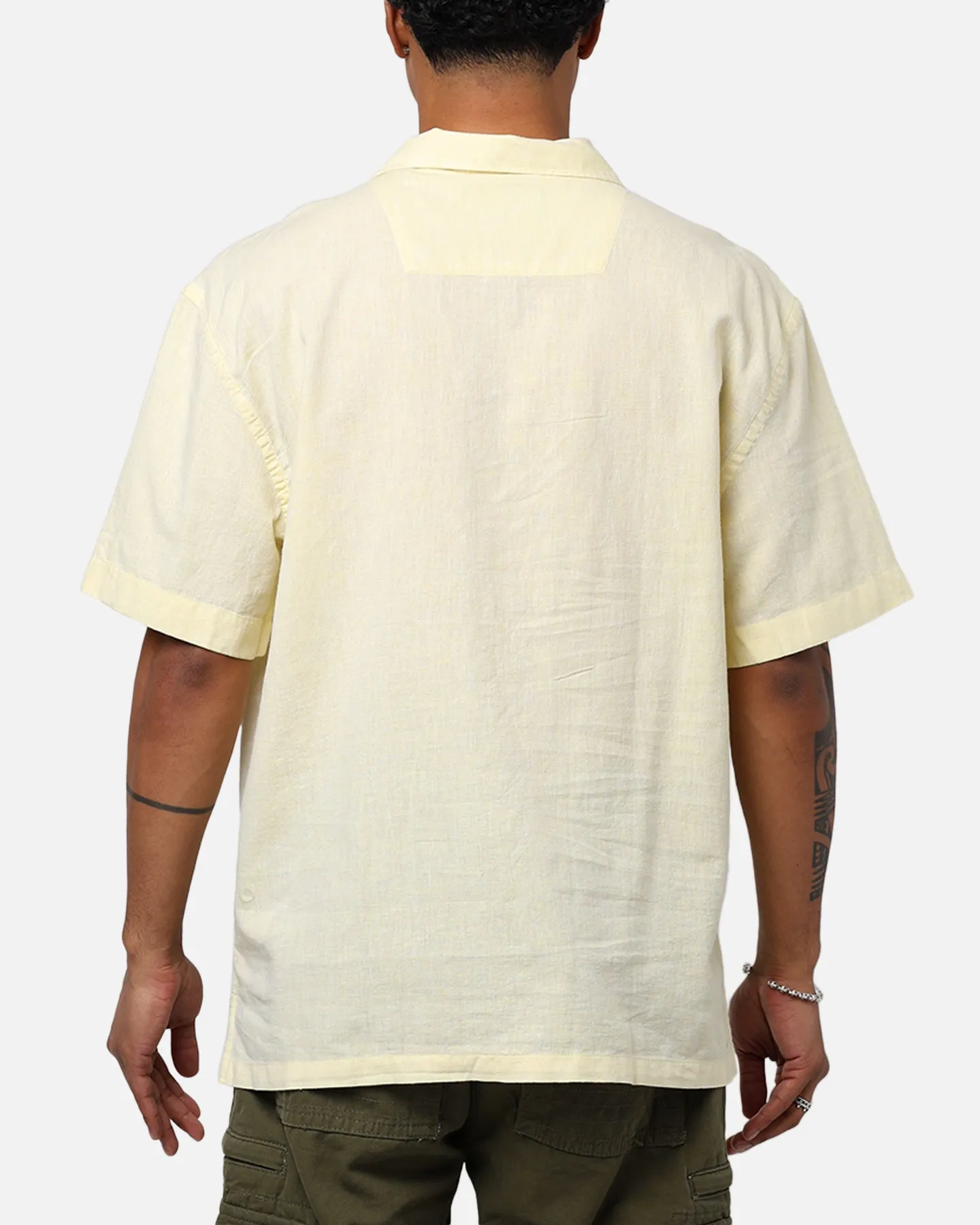 Pas De Mer Postcard Shirt Light Yellow sold by Culture Kings product image thumbnail 2