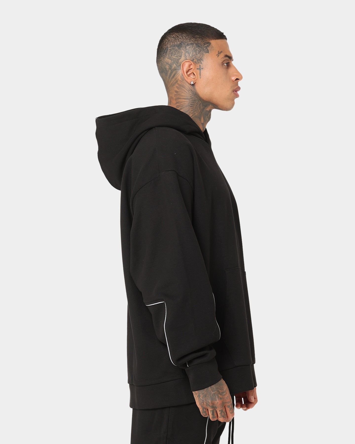 The Anti Order Neon Flux Box Hoodie Black/Reflective sold by Culture Kings product image thumbnail 6