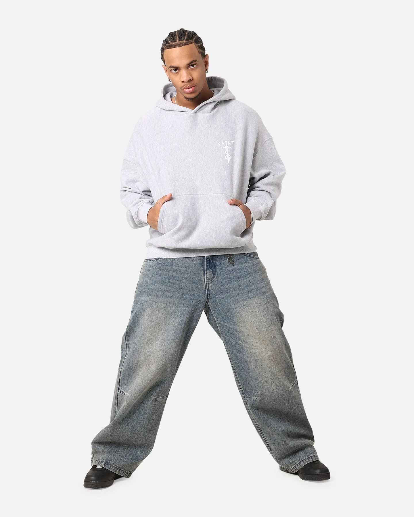 Saint Morta Daggers Premium Hoodie Light Marle sold by Culture Kings product image thumbnail 4