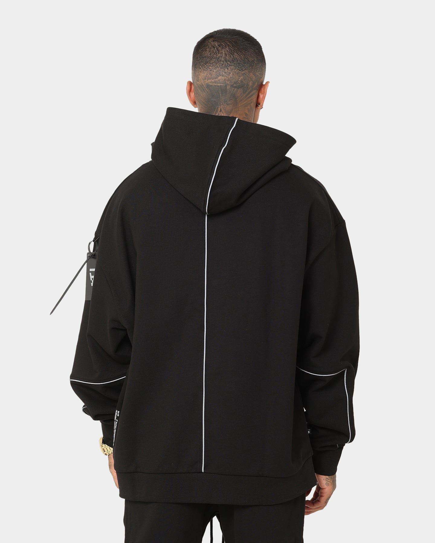 The Anti Order Neon Flux Box Hoodie Black/Reflective sold by Culture Kings product image thumbnail 5