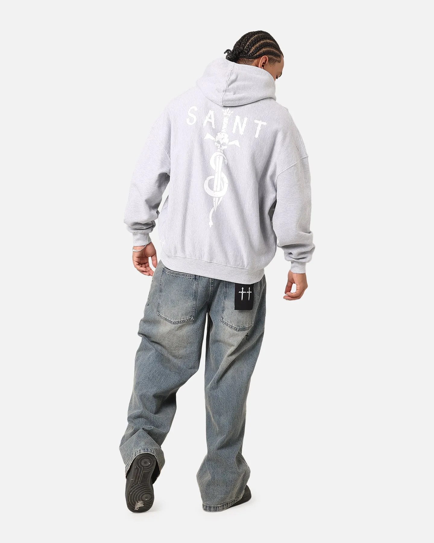 Saint Morta Daggers Premium Hoodie Light Marle sold by Culture Kings product image thumbnail 3