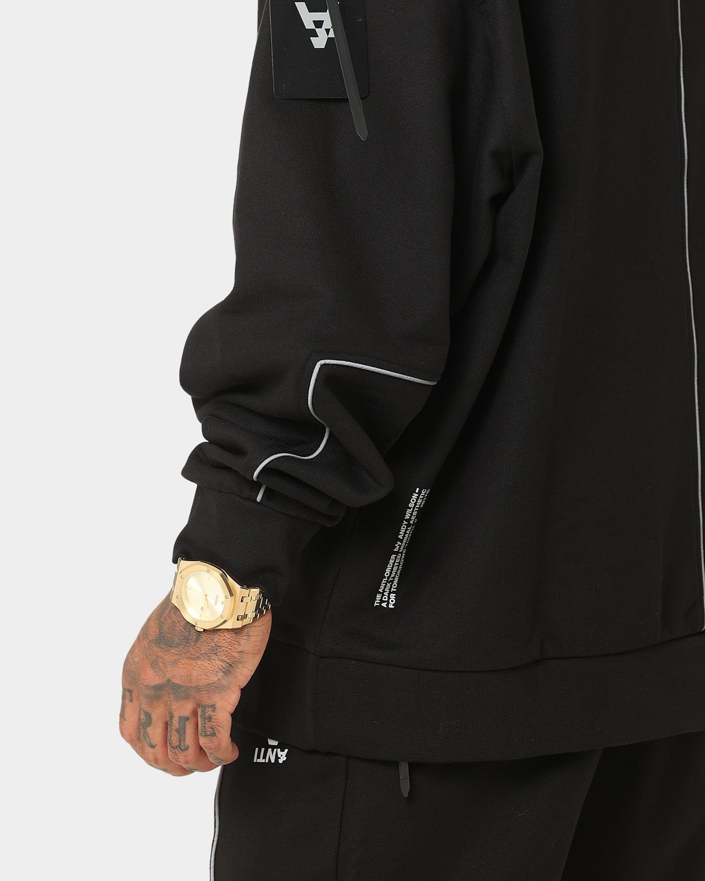 The Anti Order Neon Flux Box Hoodie Black/Reflective sold by Culture Kings product image thumbnail 8