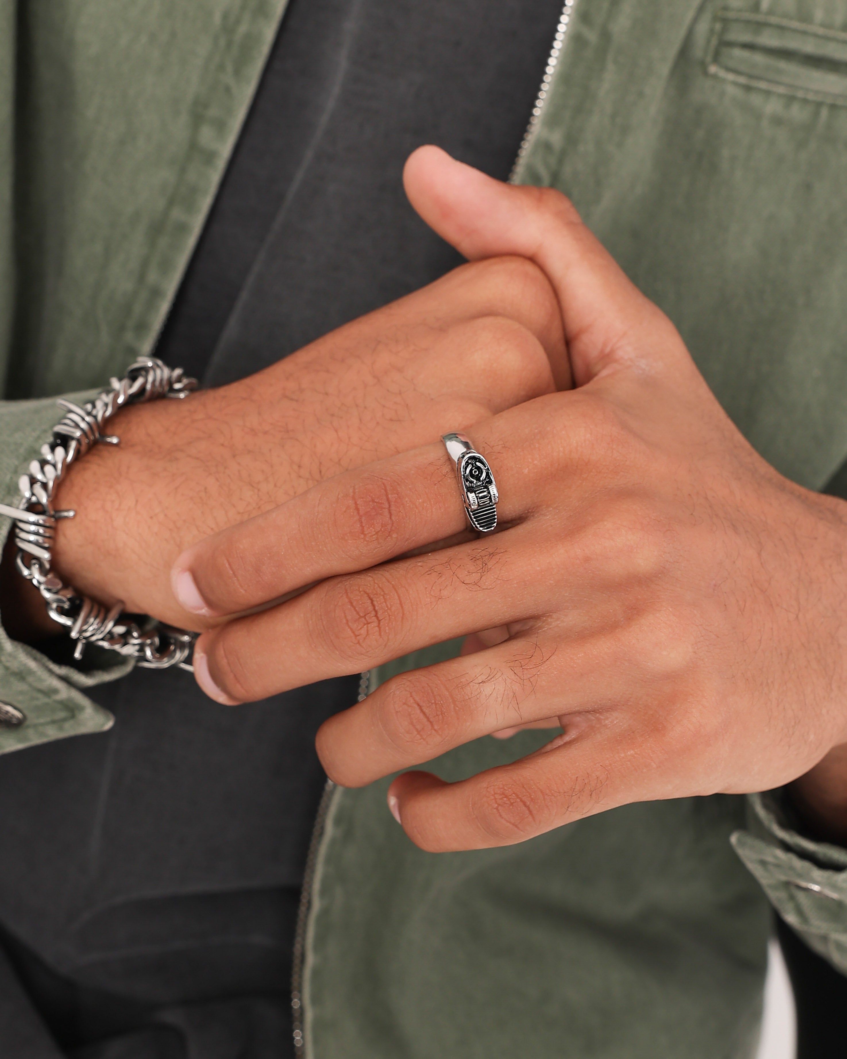 Loiter Lighter Ring Stainless Steel sold by Culture Kings product image thumbnail 3