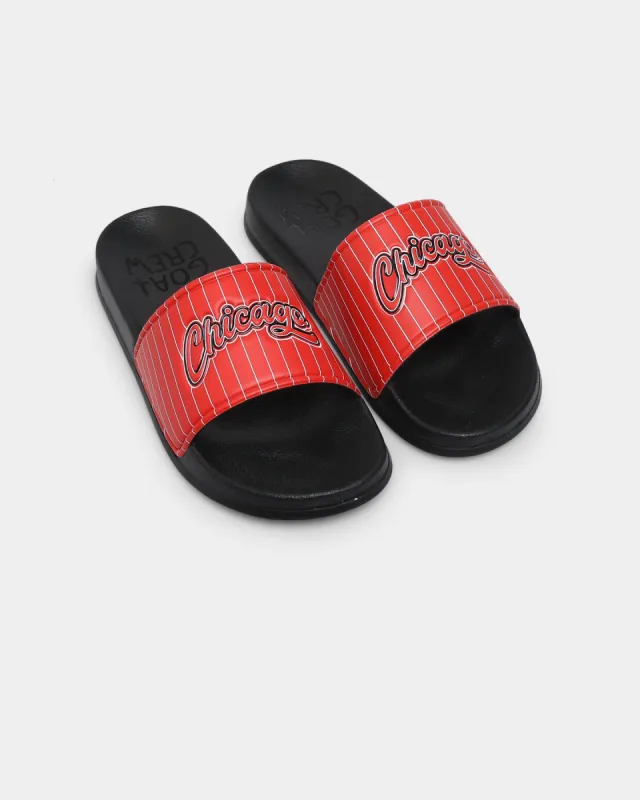 Goat Crew Chicago Slides Red/Black sold by Culture Kings