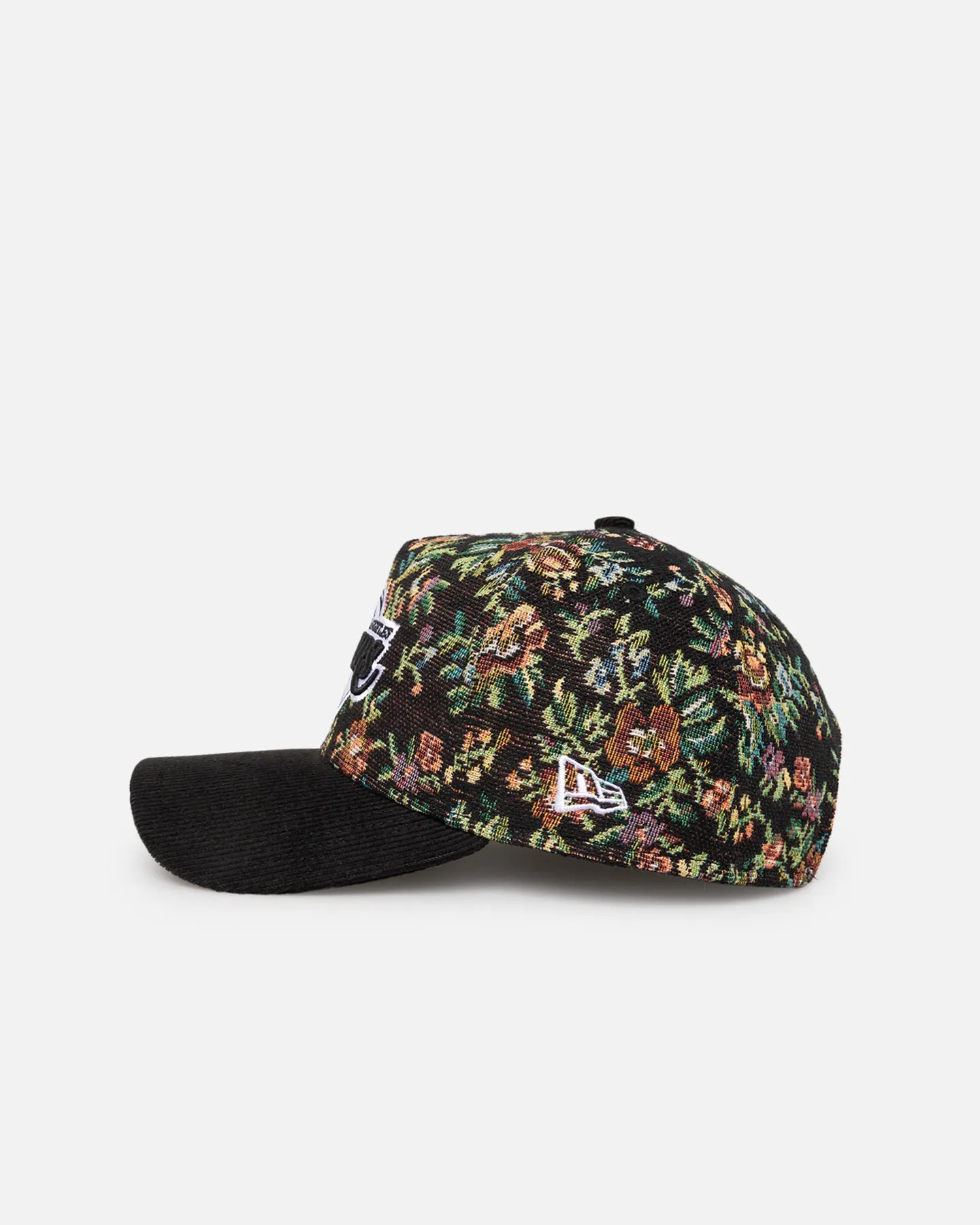 New Era Los Angeles Lakers 'Black Corduroy Floral Tapestry' 9FORTY A-Frame Snapback Tapestry/Black sold by Culture Kings product image thumbnail 5