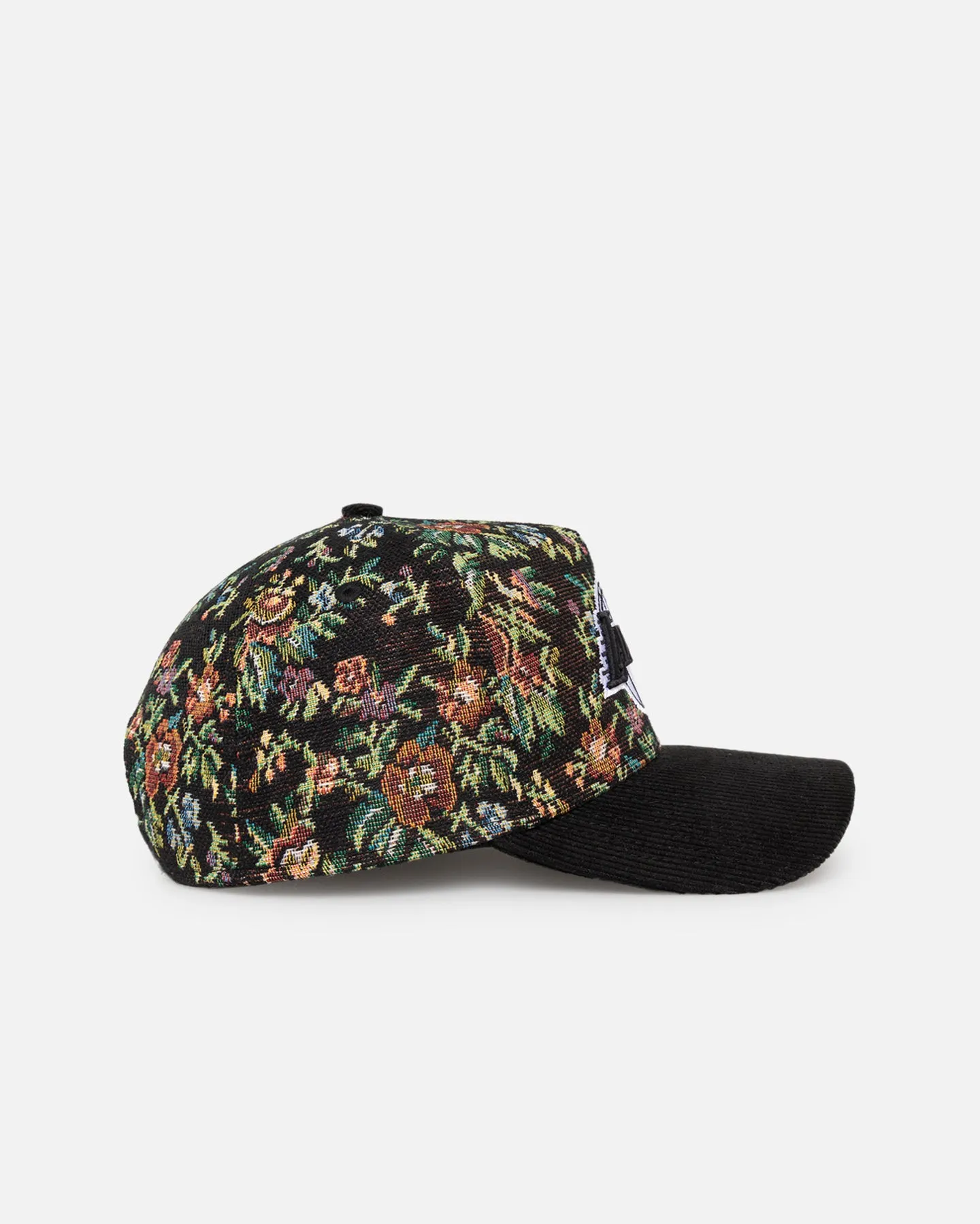 New Era Los Angeles Lakers 'Black Corduroy Floral Tapestry' 9FORTY A-Frame Snapback Tapestry/Black sold by Culture Kings product image thumbnail 4
