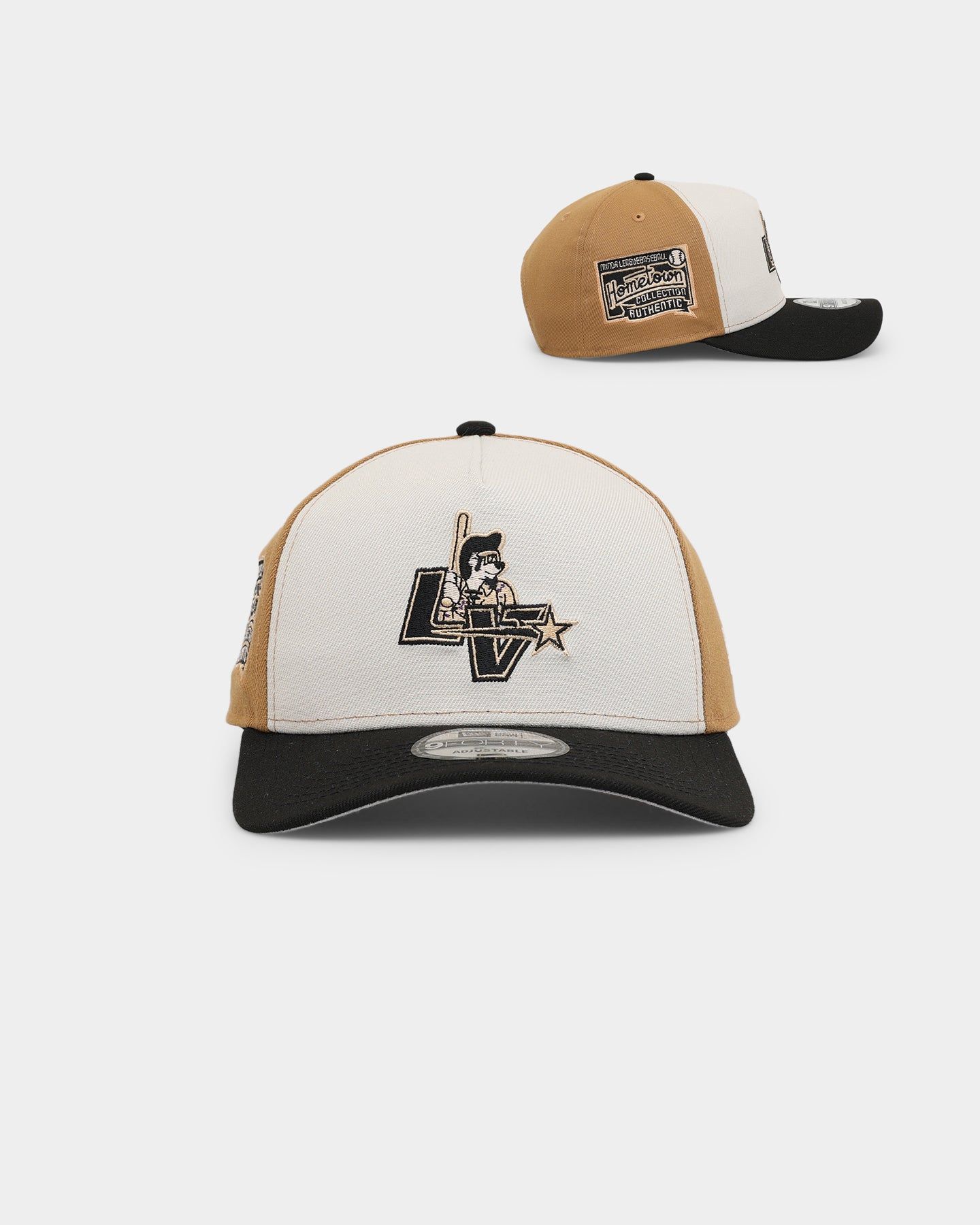 New Era Las Vegas Stars 'Desert Tan' 9FORTY A-Frame Snapback Stone/Wheat sold by Culture Kings