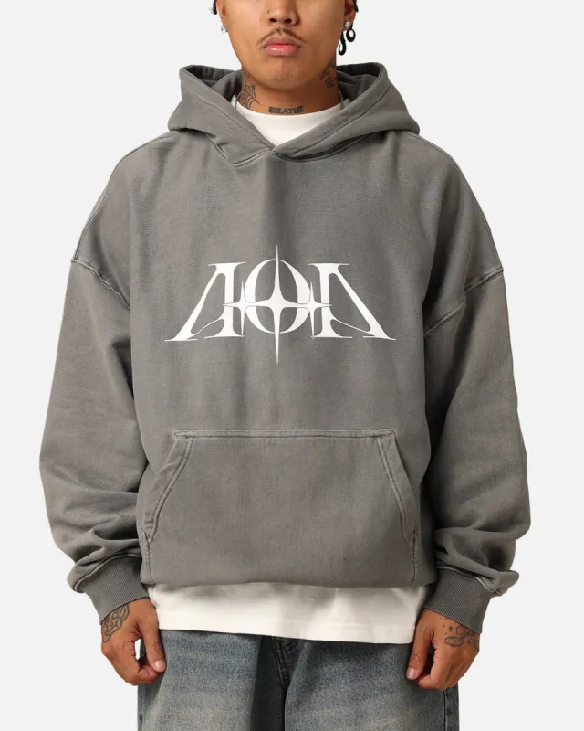 The Anti Order AOA Premium Hoodie Washed Charcoal sold by Culture Kings