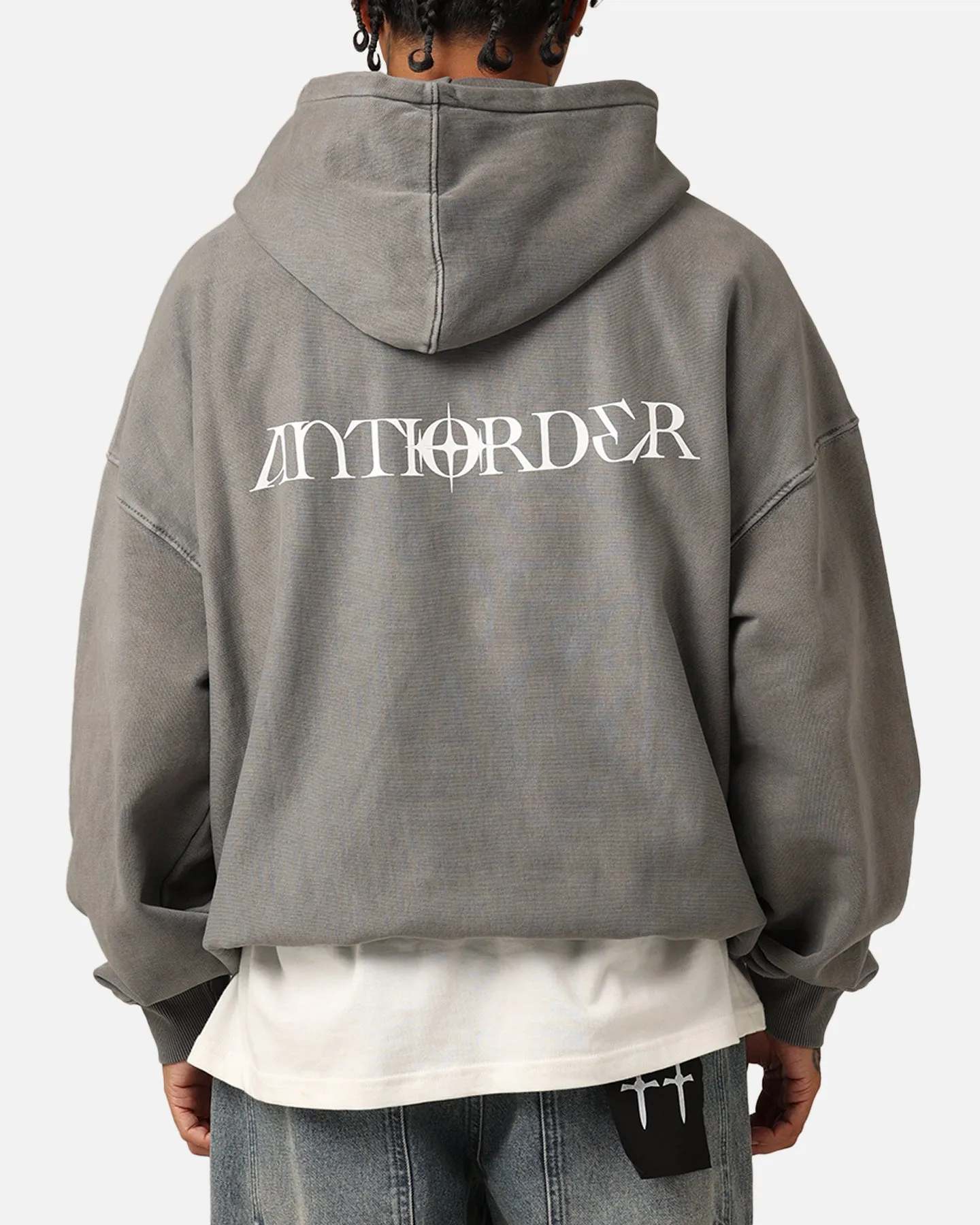 The Anti Order AOA Premium Hoodie Washed Charcoal sold by Culture Kings product image thumbnail 3