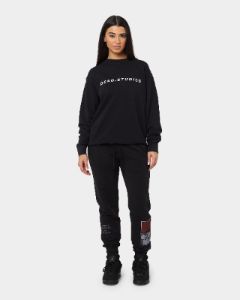 Dead Studios Signature Logo Vintage Crewneck Vintage Black/White sold by Culture Kings