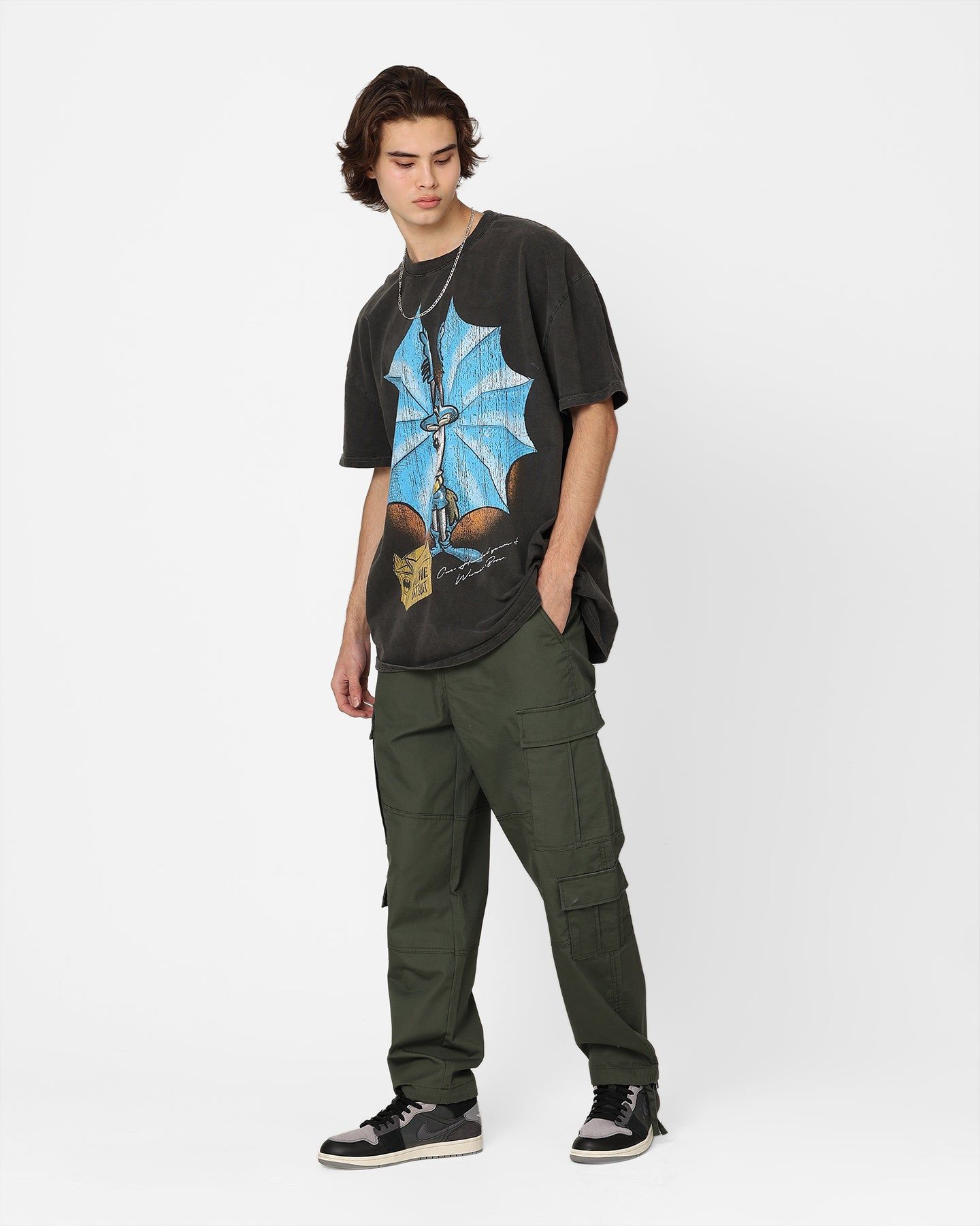 American Thrift X Warner Bros. Coyoteman Heavyweight Vintage T-Shirt Black Wash sold by Culture Kings product image thumbnail 2