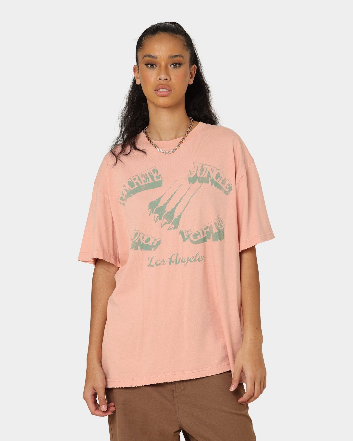 Honor The Gift Concrete Jungle T-Shirt Cream sold by Culture Kings