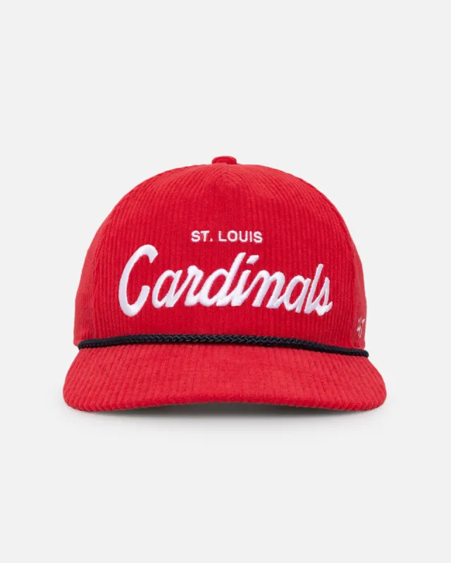 47 Brand St. Louis Cardinals 'MLB Opening Day' Corduroy Crossrope Hitch Snapback Red sold by Culture Kings