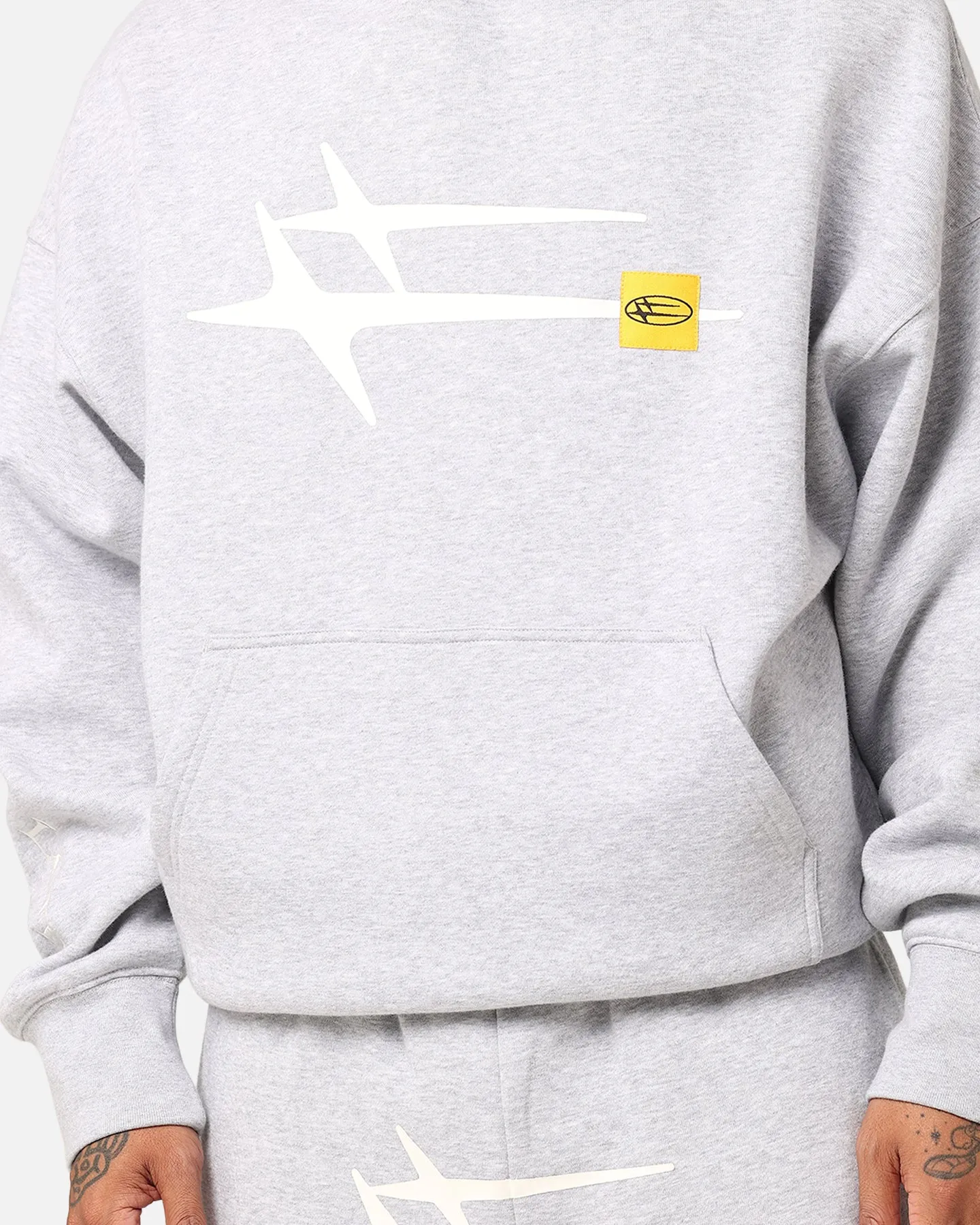 Loiter Hybrid Premium Hoodie Grey Marle sold by Culture Kings product image thumbnail 4