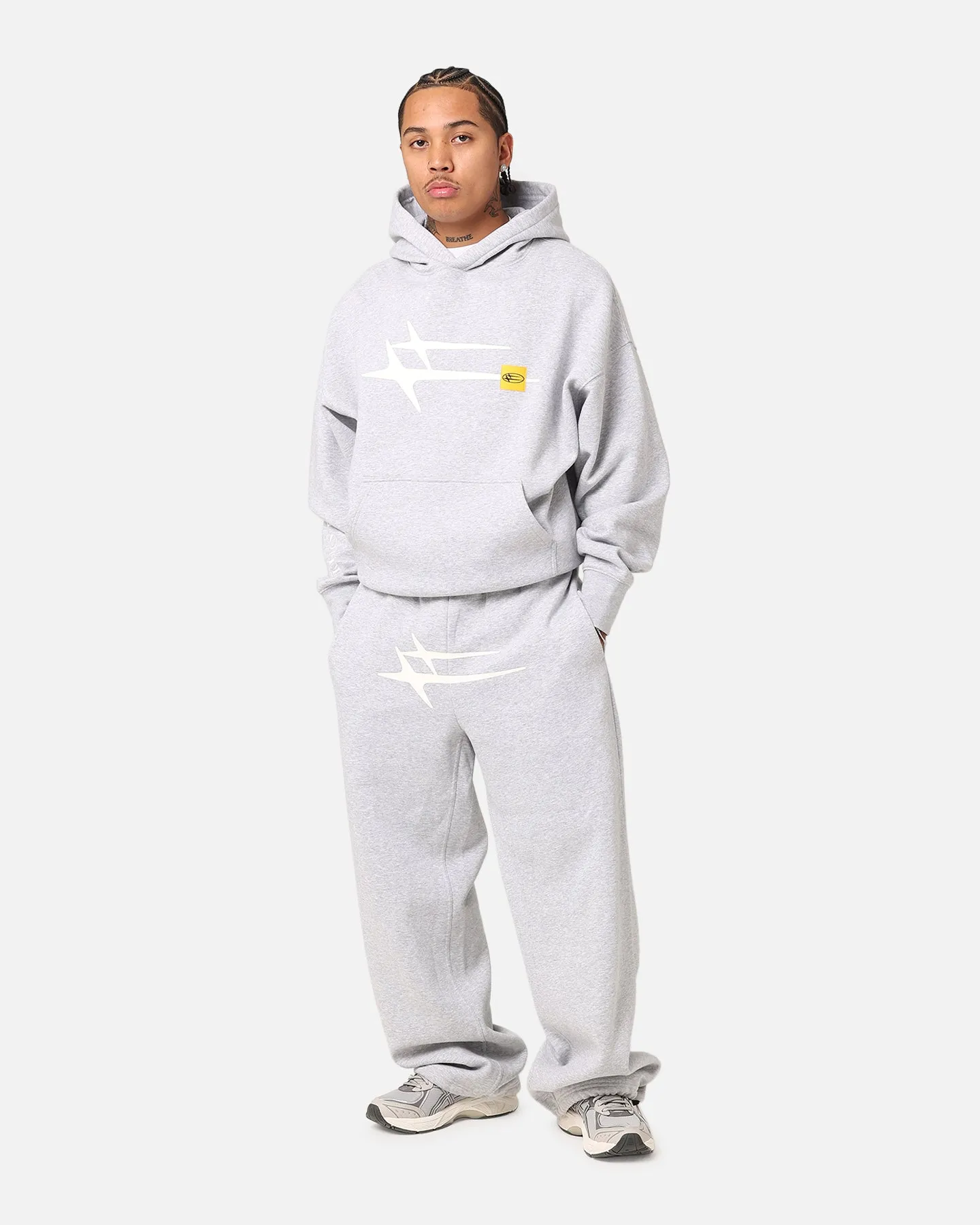 Loiter Hybrid Premium Hoodie Grey Marle sold by Culture Kings product image thumbnail 2