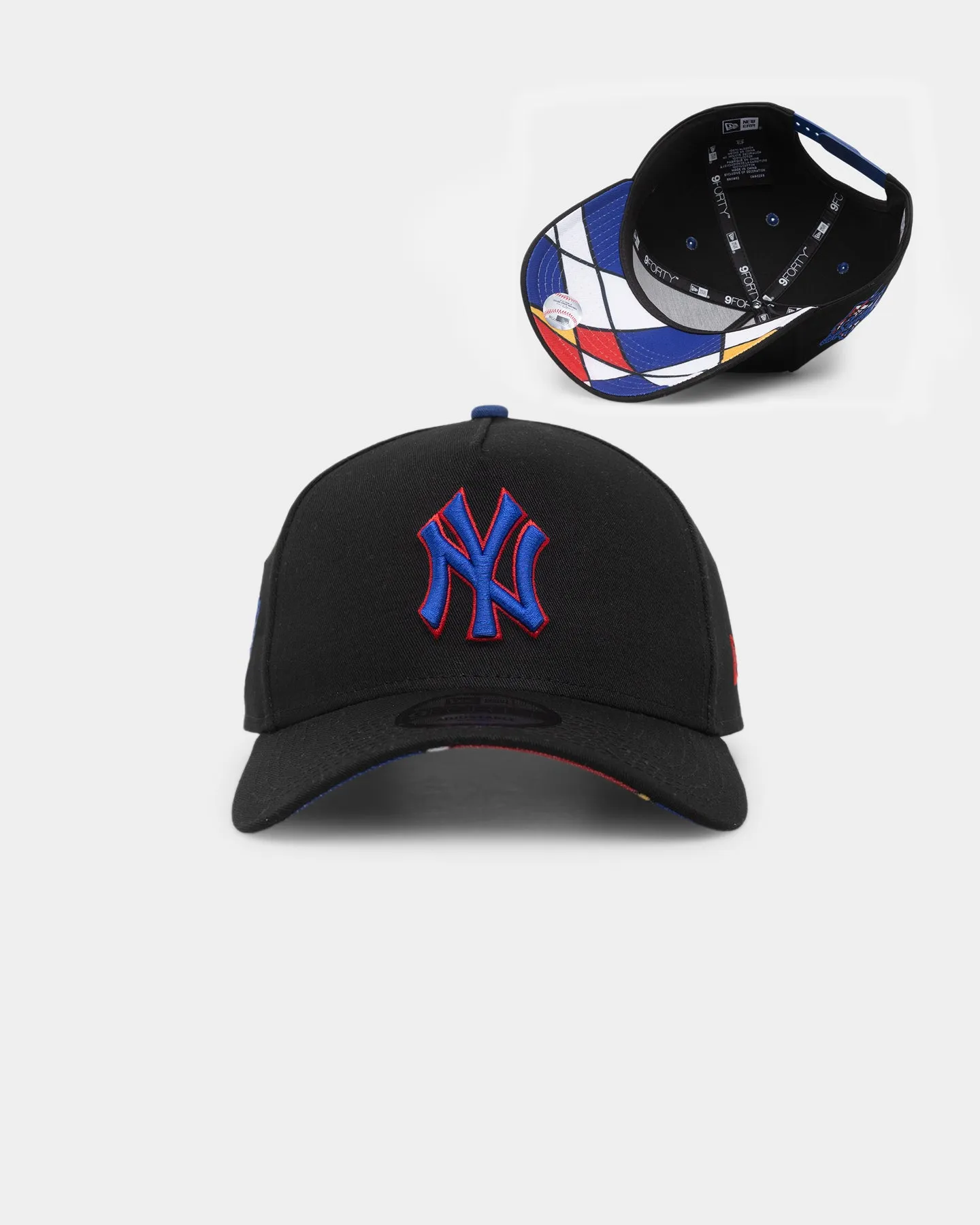 New Era New York Yankees 'Retro Mosaic' 9FORTY A-Frame Snapback Black sold by Culture Kings