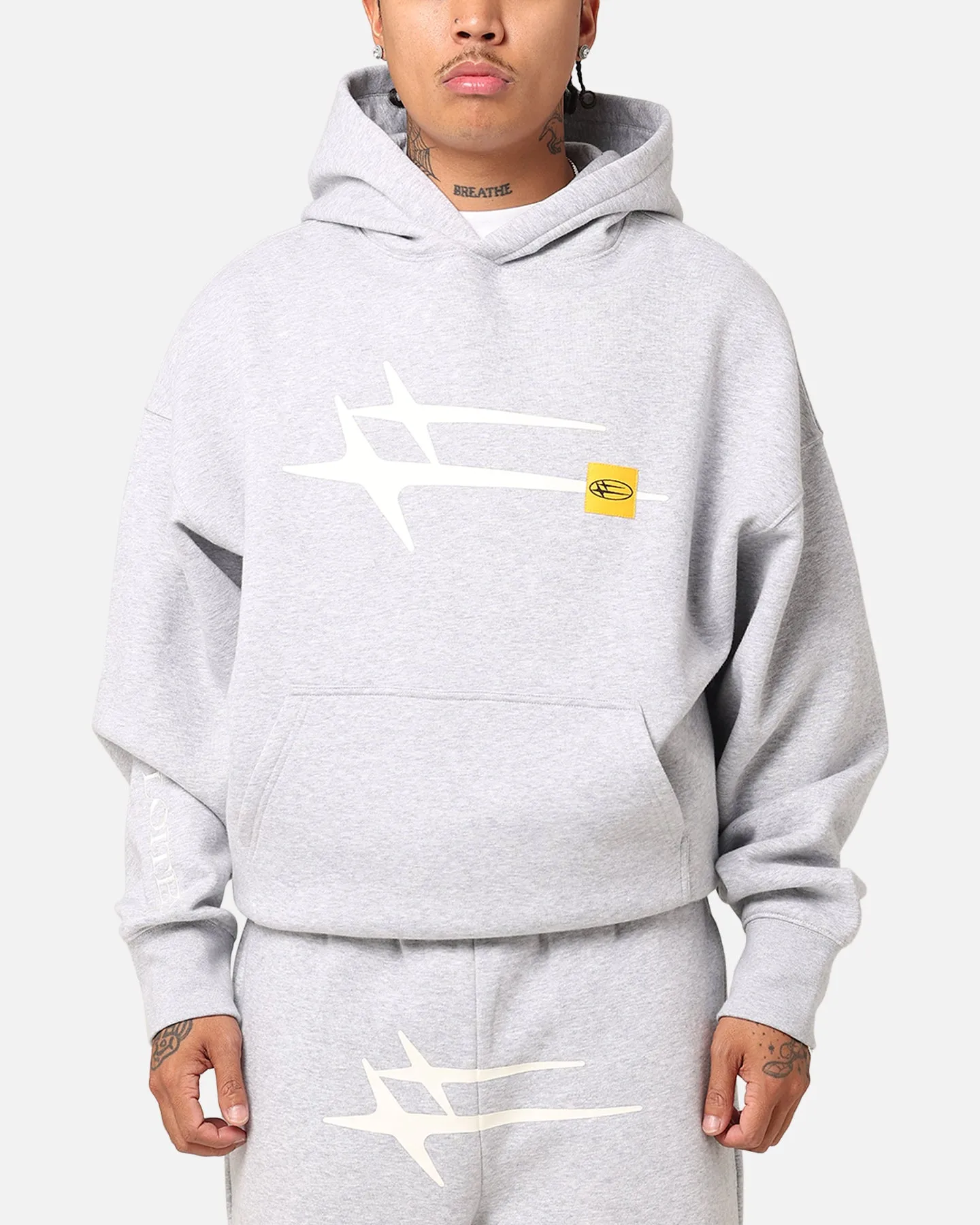 Loiter Hybrid Premium Hoodie Grey Marle sold by Culture Kings