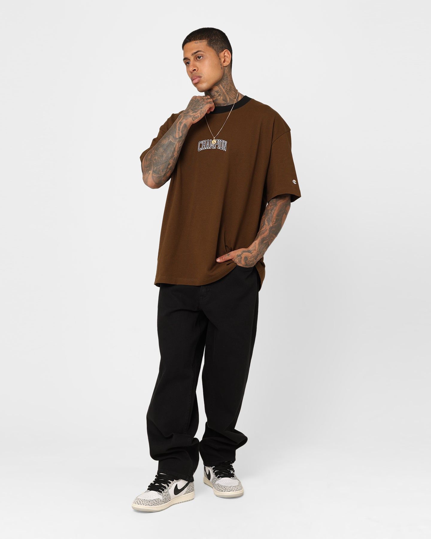 Champion Heritage Contrast Script T-Shirt Dance Monkey sold by Culture Kings product image thumbnail 2