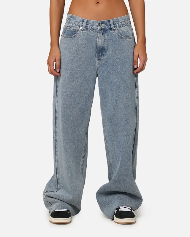 XXIII Women's Wide Leg Cut Hem Jeans Light Denim sold by Culture Kings
