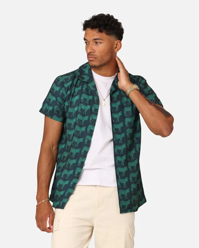 XXIII Zently Button Up Shirt Green sold by Culture Kings