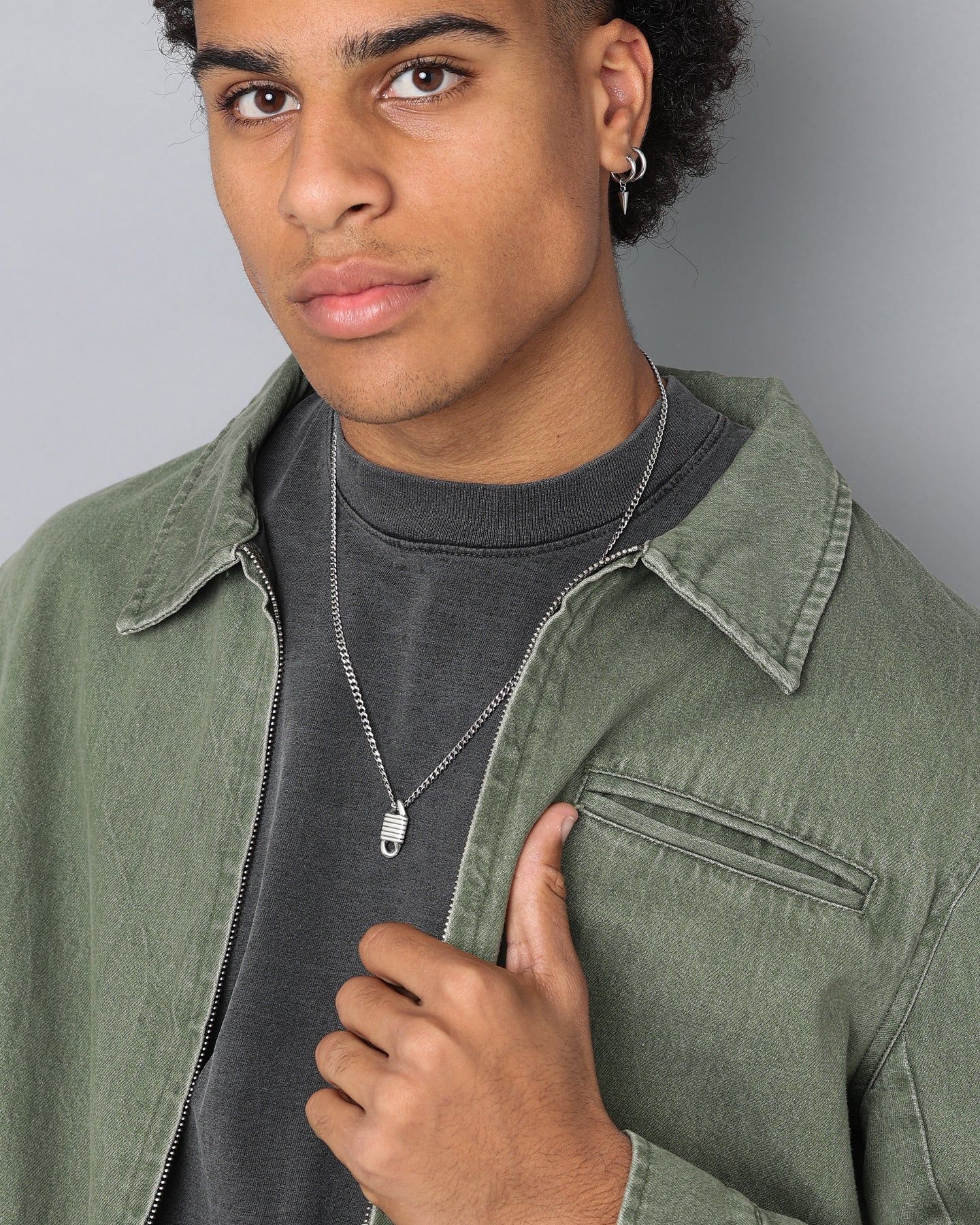 NXS Locked Out Necklace Stainless Steel sold by Culture Kings product image thumbnail 4