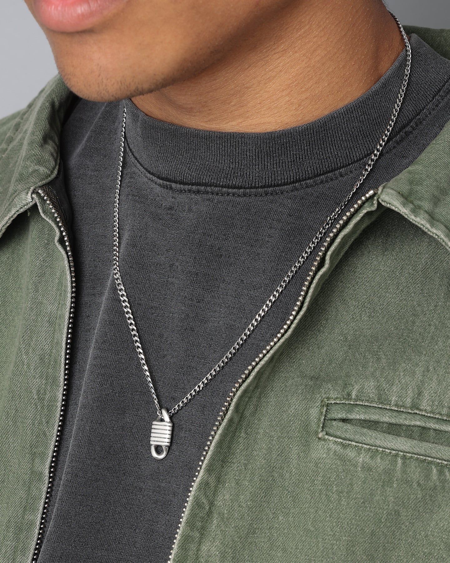 NXS Locked Out Necklace Stainless Steel sold by Culture Kings product image thumbnail 2