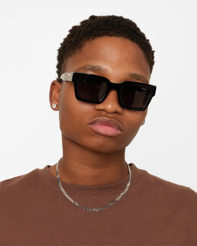 Nuqe Hypnotize Sunglasses Black/Silver sold by Culture Kings