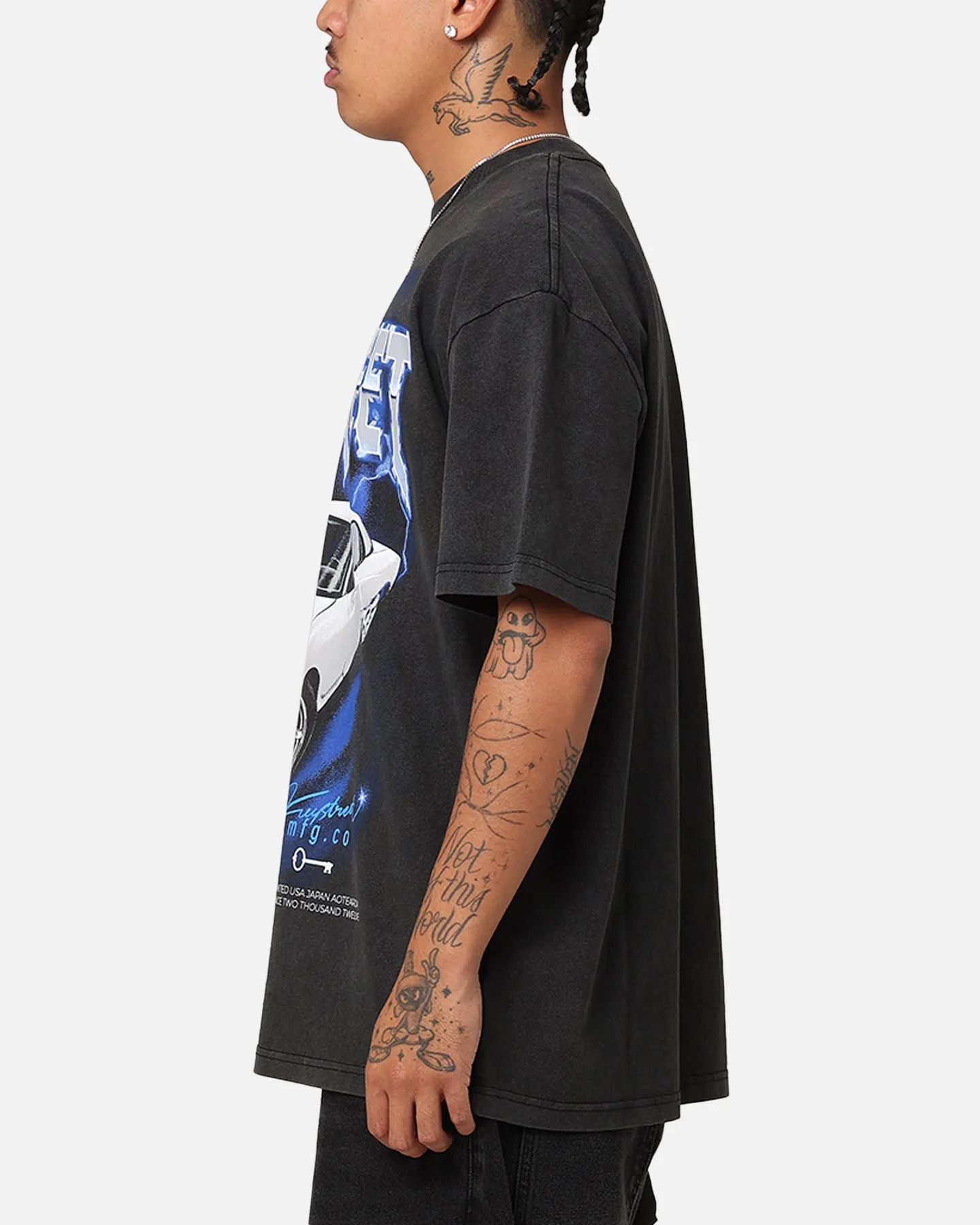 Key Street Heavy Rotation Heavy T-Shirt Vintage Black sold by Culture Kings product image thumbnail 5