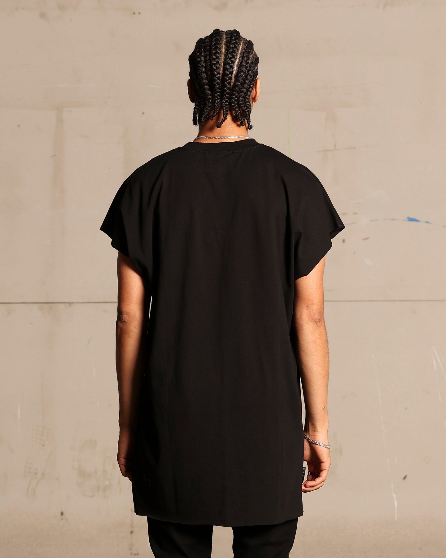 Saint Morta Cutoff Bat T-Shirt Black sold by Culture Kings product image thumbnail 4