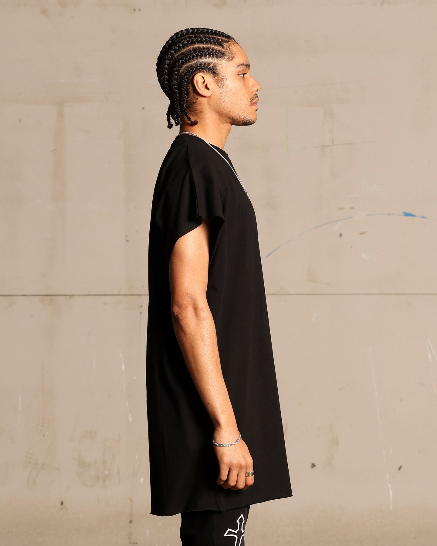 Saint Morta Cutoff Bat T-Shirt Black sold by Culture Kings product image thumbnail 5