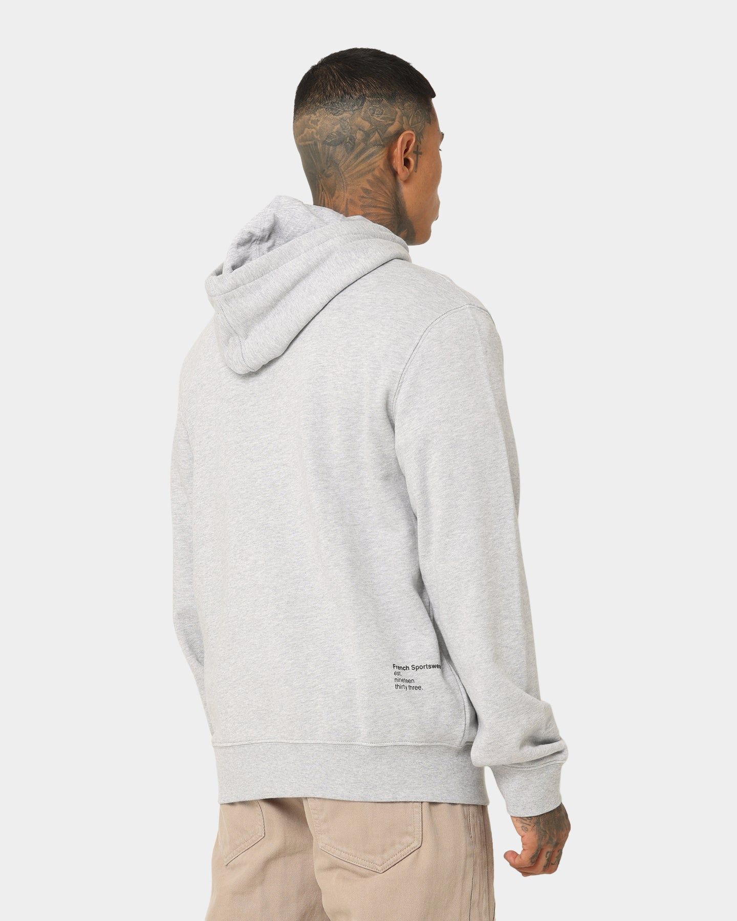 Lacoste Soft Branding Hoodie Silver Chine sold by Culture Kings product image thumbnail 4