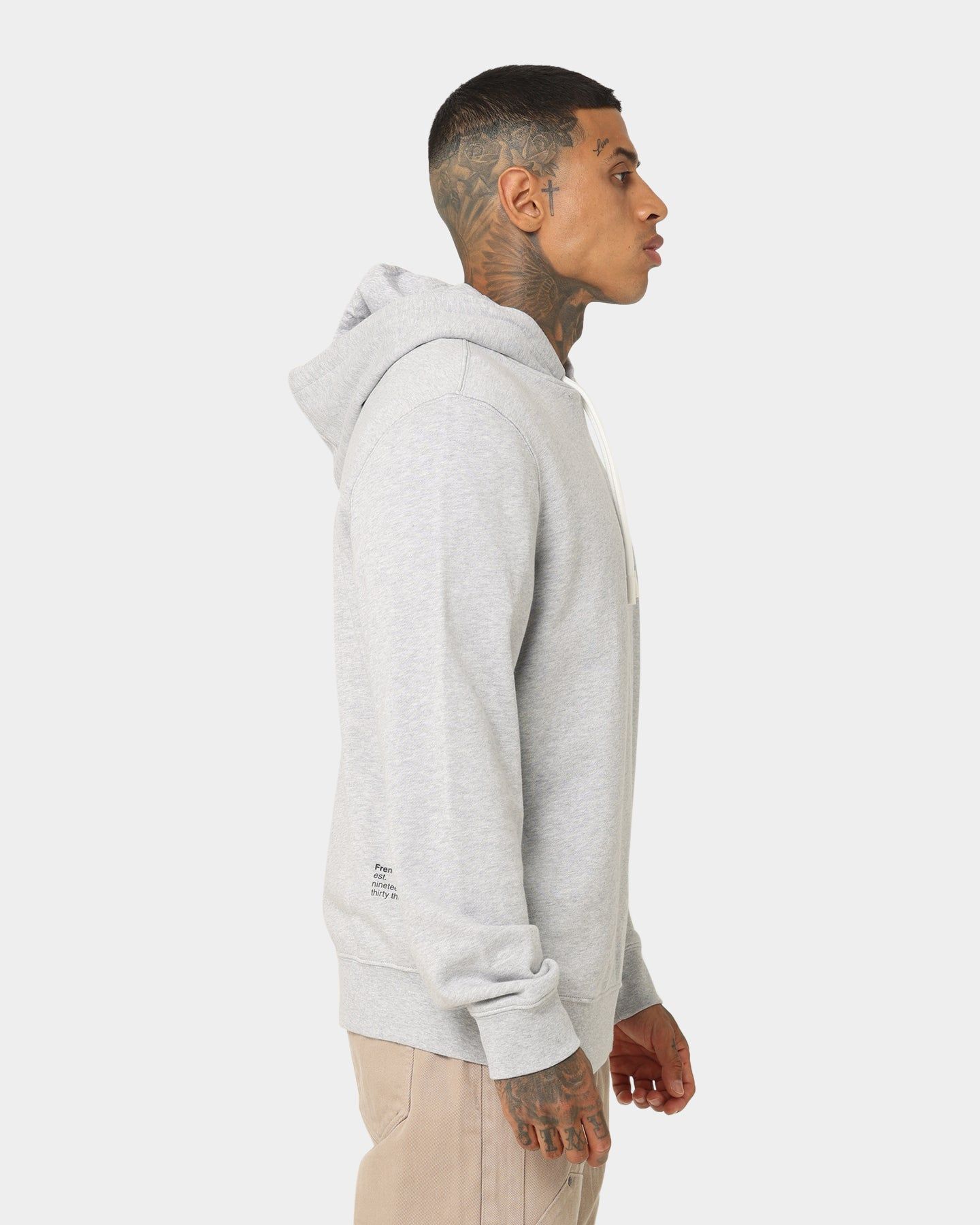 Lacoste Soft Branding Hoodie Silver Chine sold by Culture Kings product image thumbnail 5