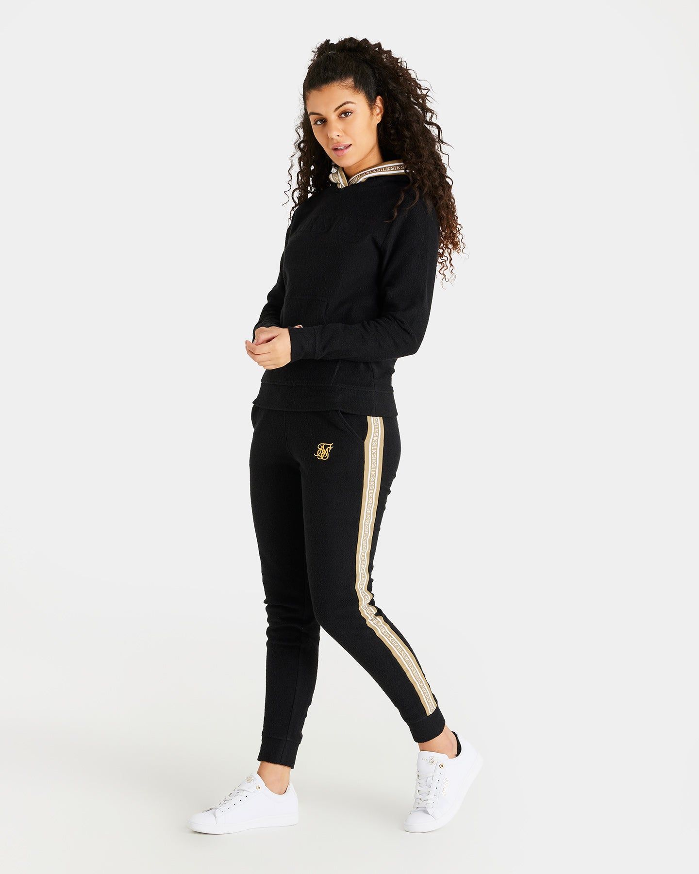 Sik Silk Women's Eminent Loopback Hoodie Black sold by Culture Kings product image thumbnail 2