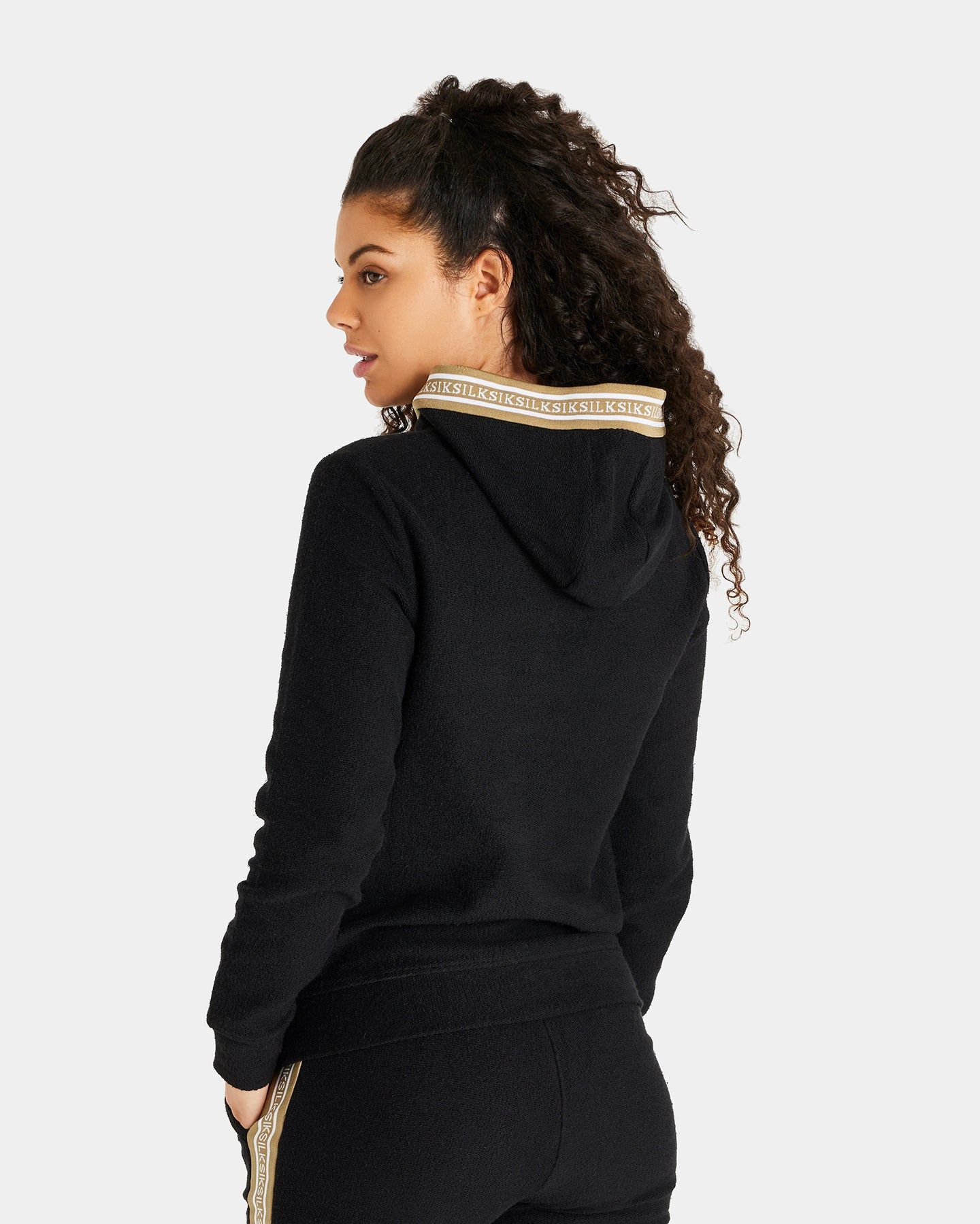 Sik Silk Women's Eminent Loopback Hoodie Black sold by Culture Kings product image thumbnail 3