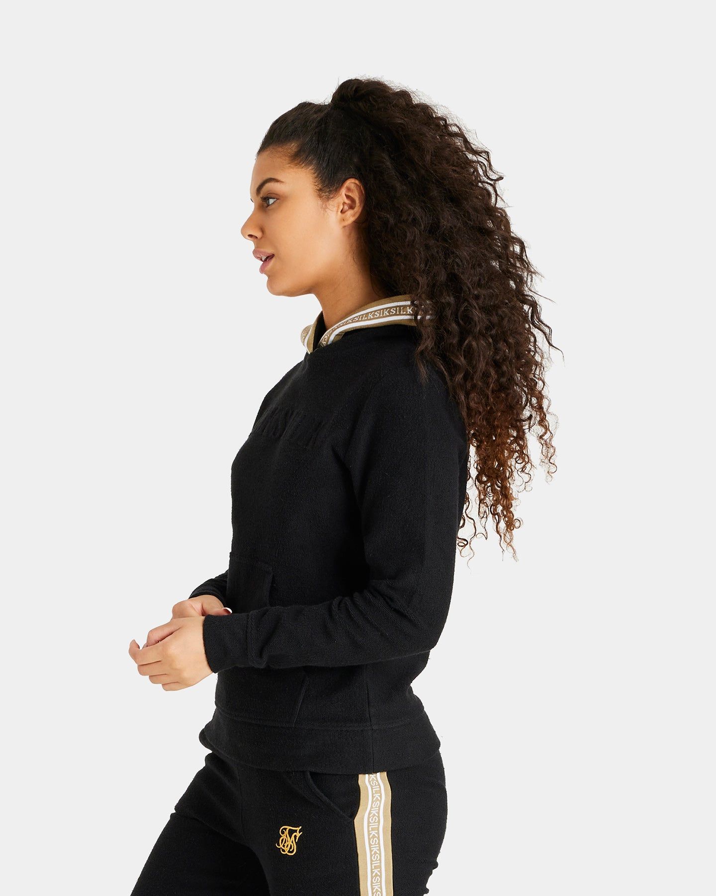 Sik Silk Women's Eminent Loopback Hoodie Black sold by Culture Kings product image thumbnail 4