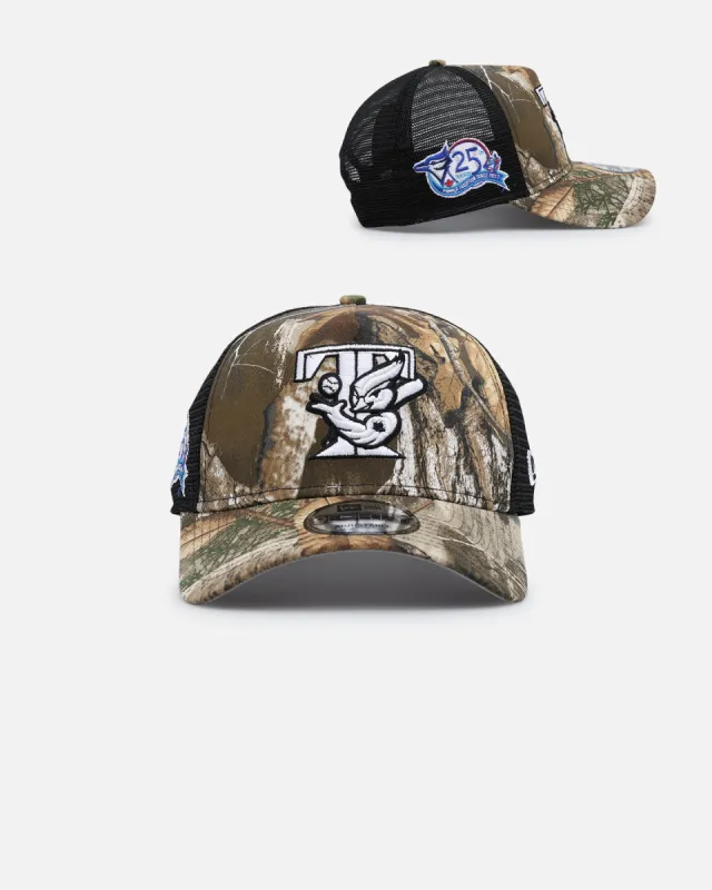 New Era Toronto Blue Jays 'Real Tree' 9FORTY A-Frame Trucker Snapback Realtree Edge sold by Culture Kings