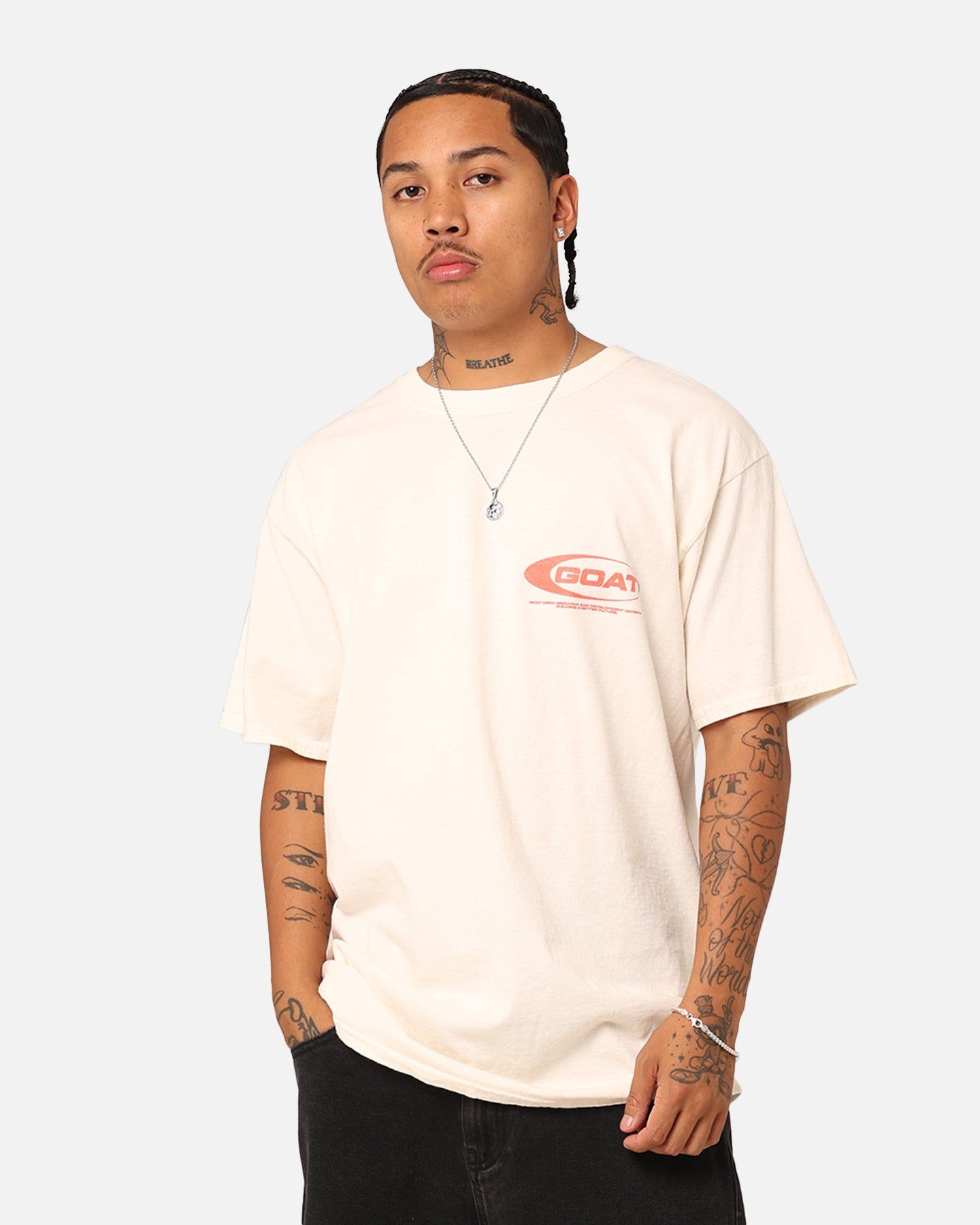Goat Crew GCLTD T-Shirt Off White sold by Culture Kings product image thumbnail 2