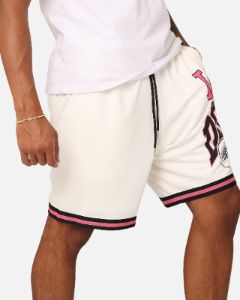 Majestic Athletic Los Angeles Dodgers Wordmark Mesh Shorts Vintage White sold by Culture Kings