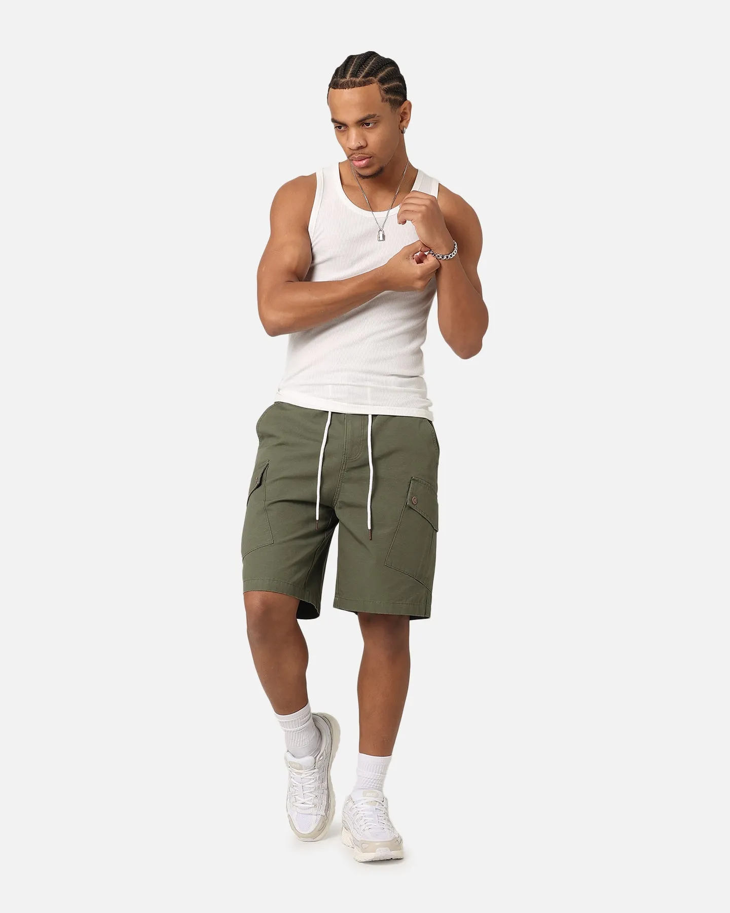 Carre Quality Cargo Shorts Green sold by Culture Kings product image thumbnail 2