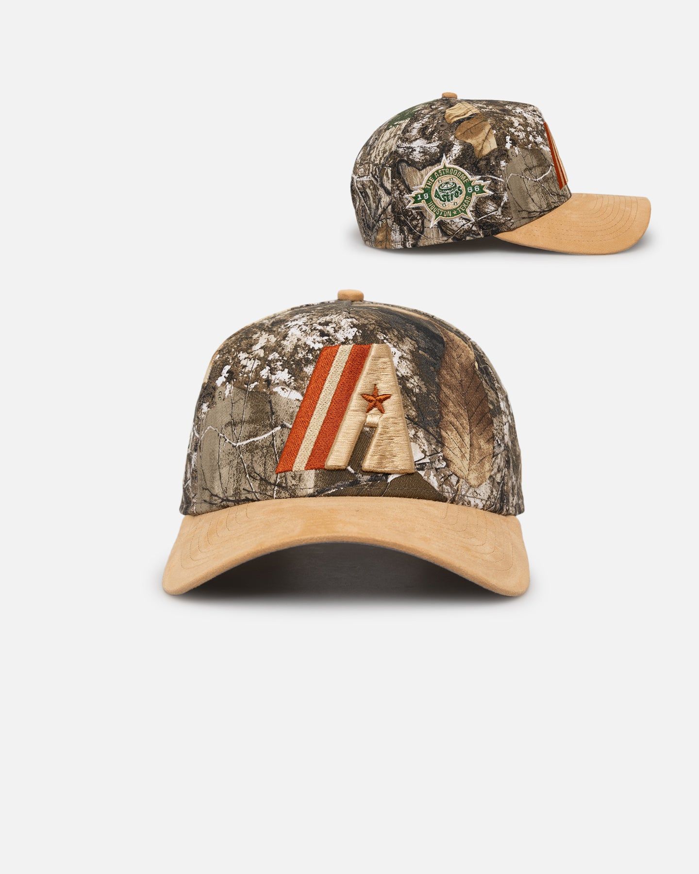 New Era Houston Astros 'Real Tree Tan Suede' 9FORTY A-Frame Snapback Real Tree sold by Culture Kings
