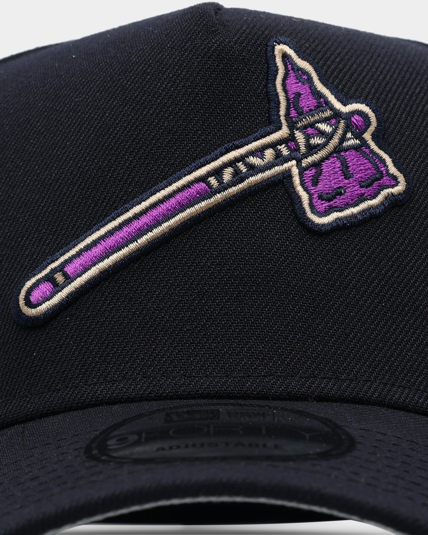 New Era Atlanta Braves 'Acai' 9FORTY A-Frame Snapback Navy/Magenta sold by Culture Kings product image thumbnail 5