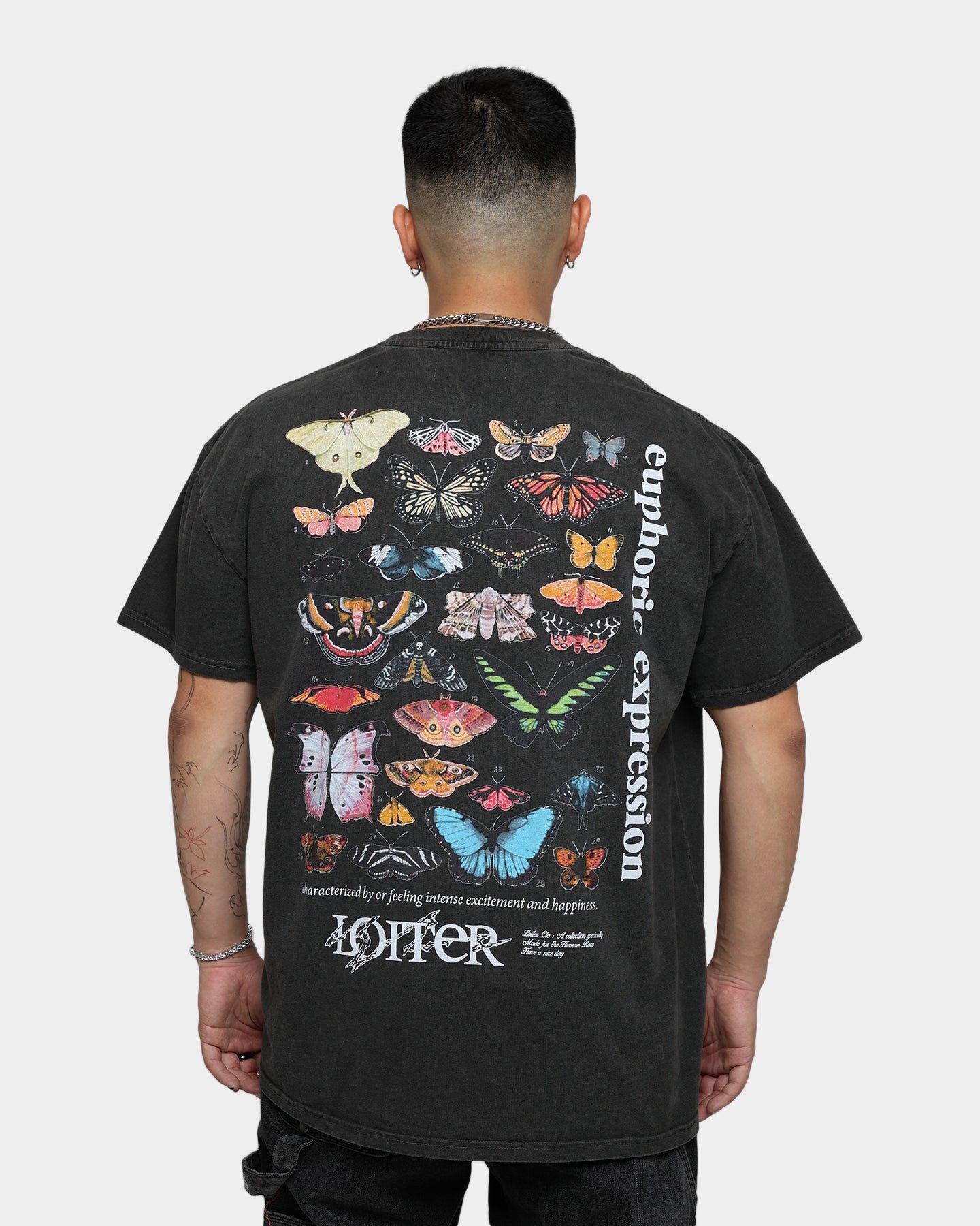 Loiter Euphoria Ultra Premium Vintage T-Shirt Black Wash sold by Culture Kings product image thumbnail 5