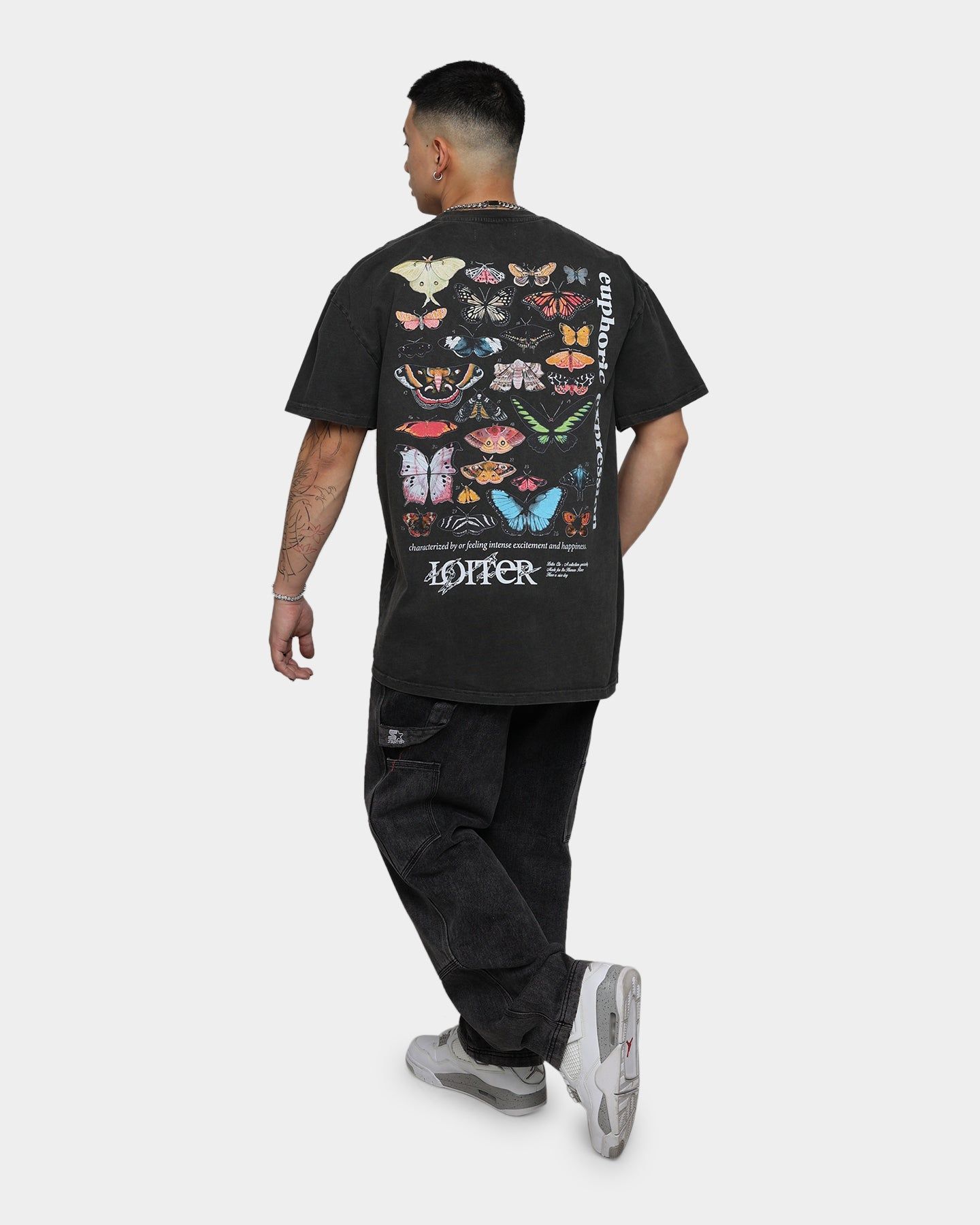 Loiter Euphoria Ultra Premium Vintage T-Shirt Black Wash sold by Culture Kings product image thumbnail 3