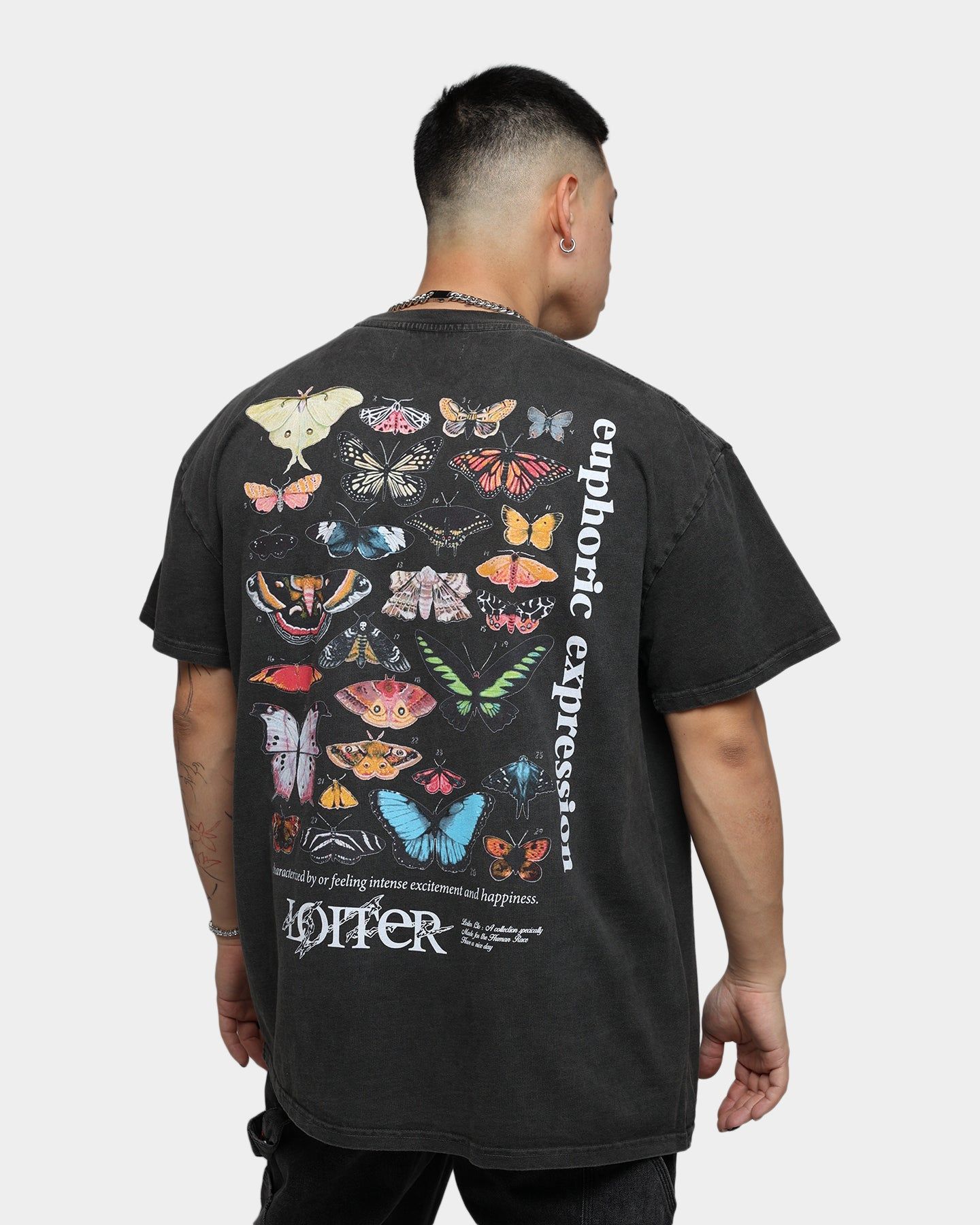 Loiter Euphoria Ultra Premium Vintage T-Shirt Black Wash sold by Culture Kings