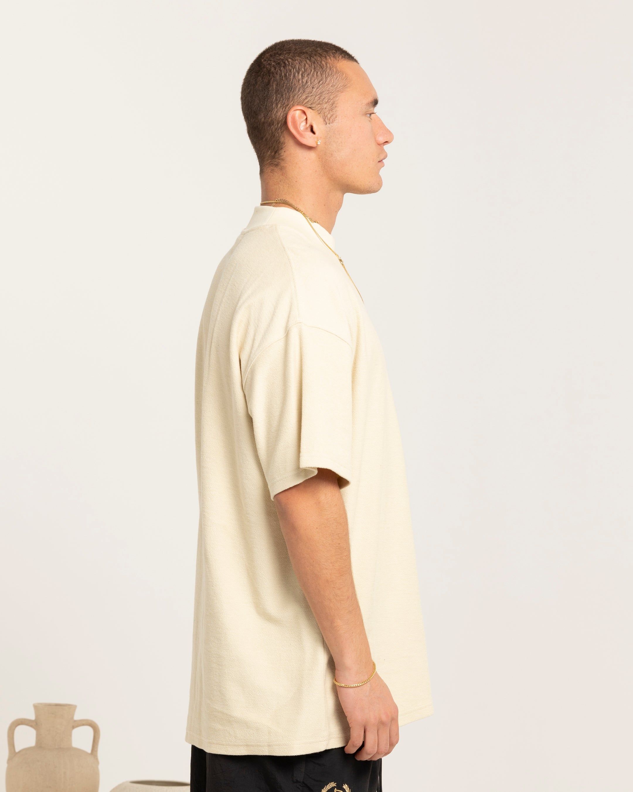 Carre Terry Oversized T-Shirt Light Stone sold by Culture Kings product image thumbnail 5