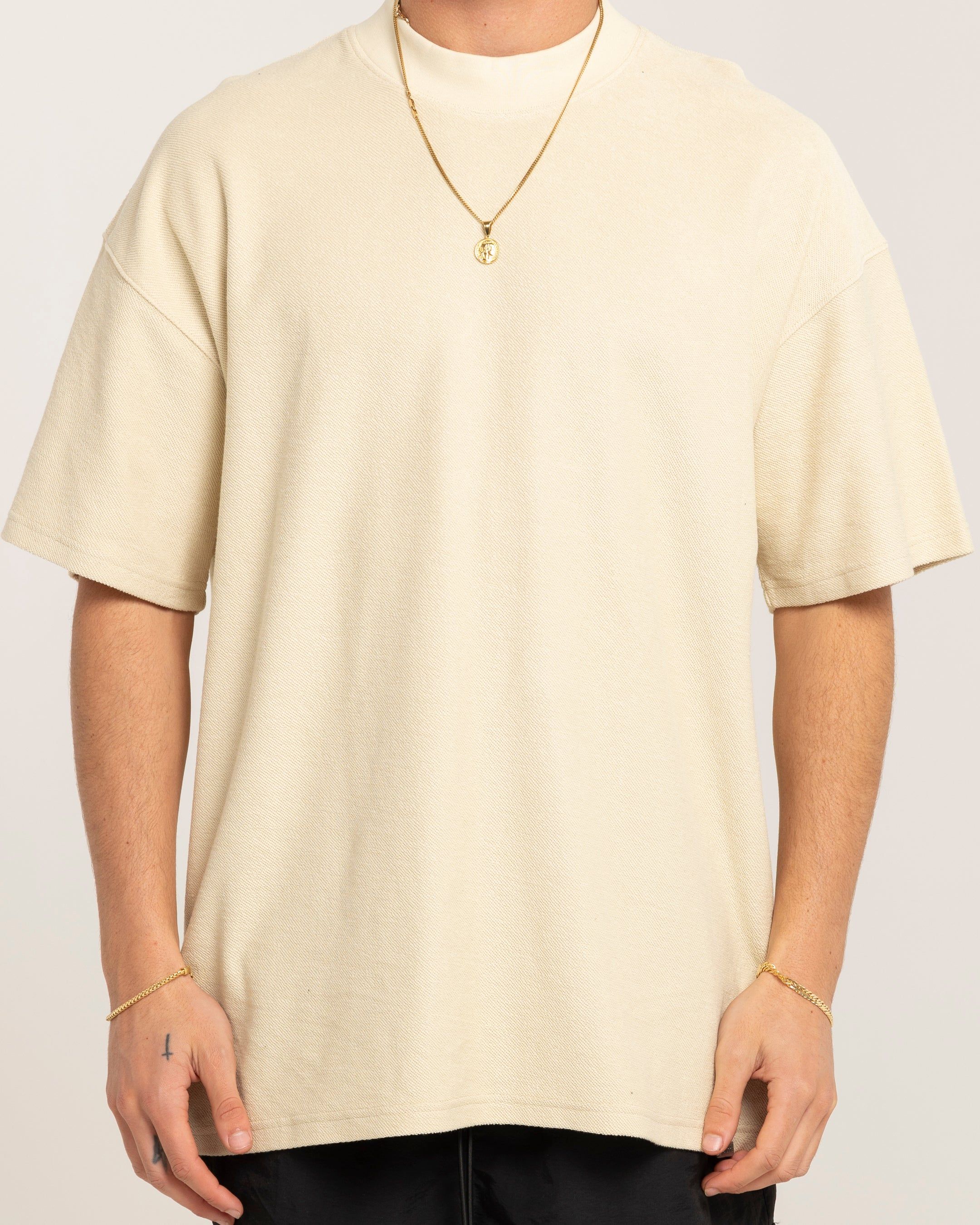 Carre Terry Oversized T-Shirt Light Stone sold by Culture Kings product image thumbnail 3