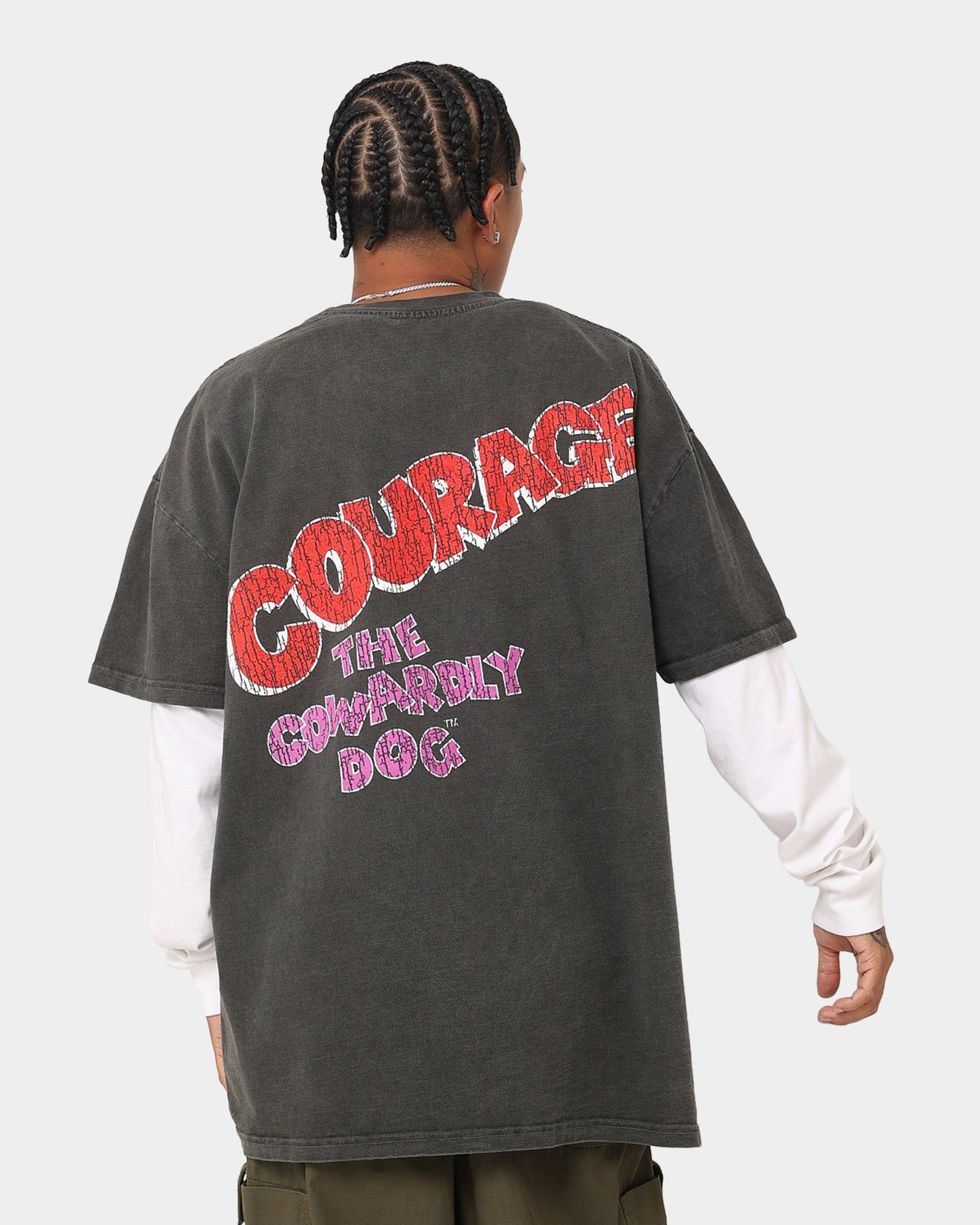 American Thrift X Cartoon Network Courage Heavyweight T-Shirt Black Wash sold by Culture Kings product image thumbnail 3