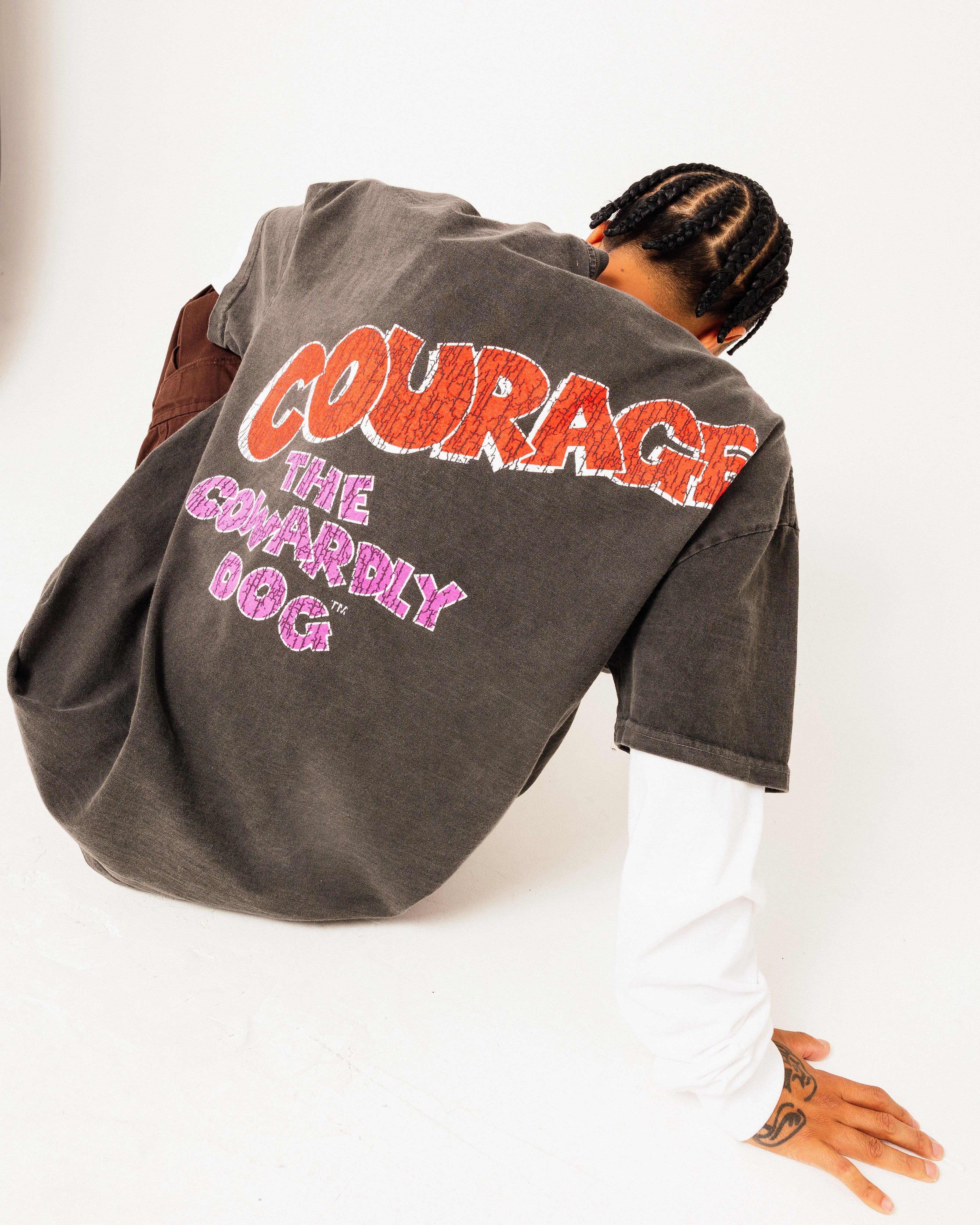 American Thrift X Cartoon Network Courage Heavyweight T-Shirt Black Wash sold by Culture Kings product image thumbnail 5