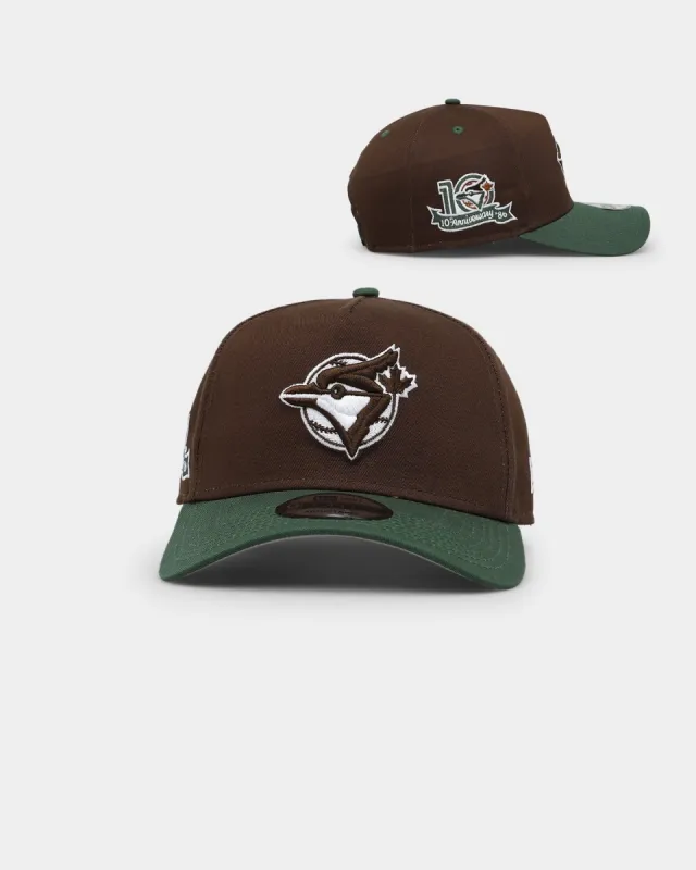 New Era Toronto Blue Jays 'Beef & Broccoli' 9FORTY A-Frame Snapback Dark Brown sold by Culture Kings